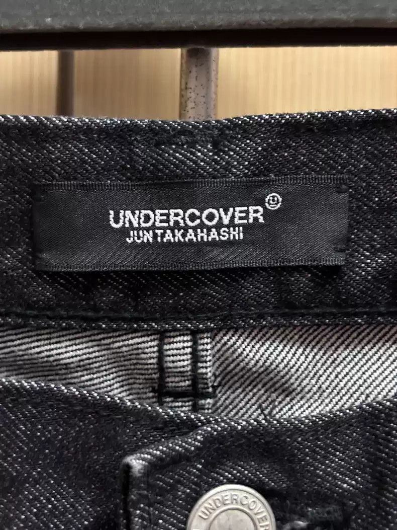 Undercover UNDERCOVER PSYCHO Embroidered applique black jeans Size US 32 / EU 48 - 8 Thumbnail