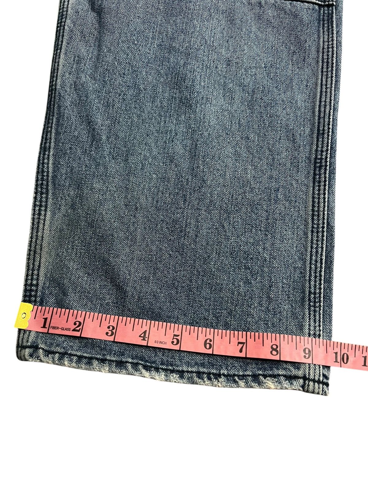 Fat Tokyo × If Six Was Nine 💥Baggy💥Vintage Fat Tyo Sashiko Boro Style Denim Size US 36 / EU 52 - 18 Thumbnail