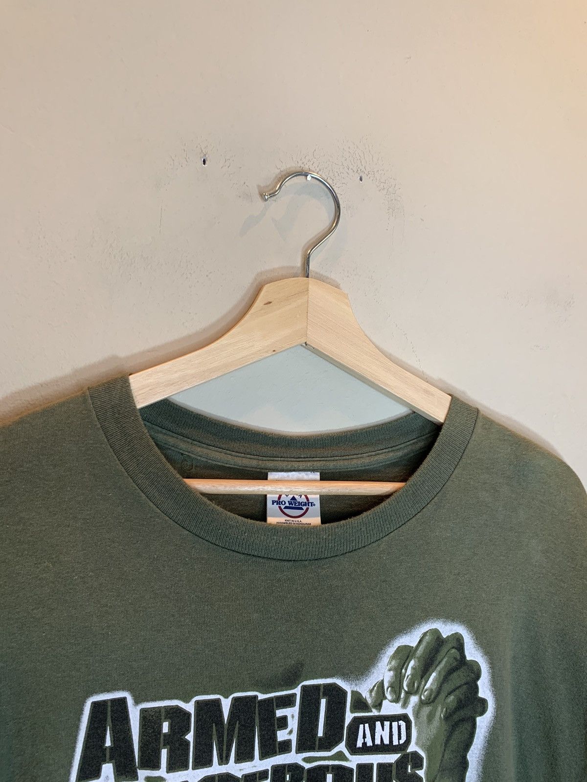 Vintage *RARE* Vintage Armed & Dangerous Jesus Christ Kerusso Shirt Size US L / EU 52-54 / 3 - 5 Thumbnail