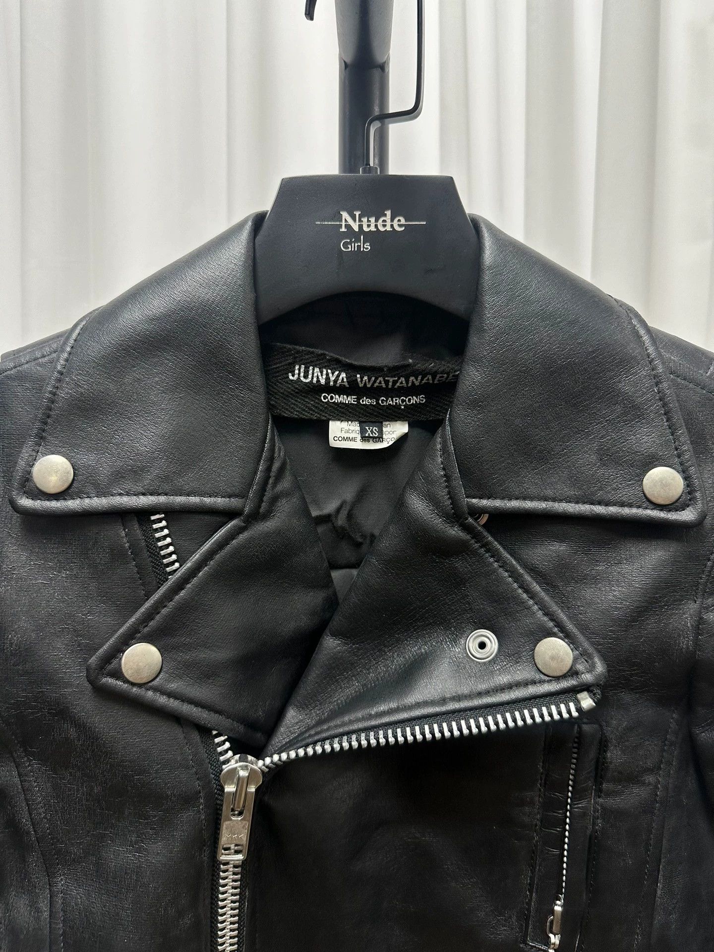 Junya Watanabe Junya Watanabe Biker Cropped Jacket XS Size XS / US 0-2 / IT 36-38 - 4 Thumbnail