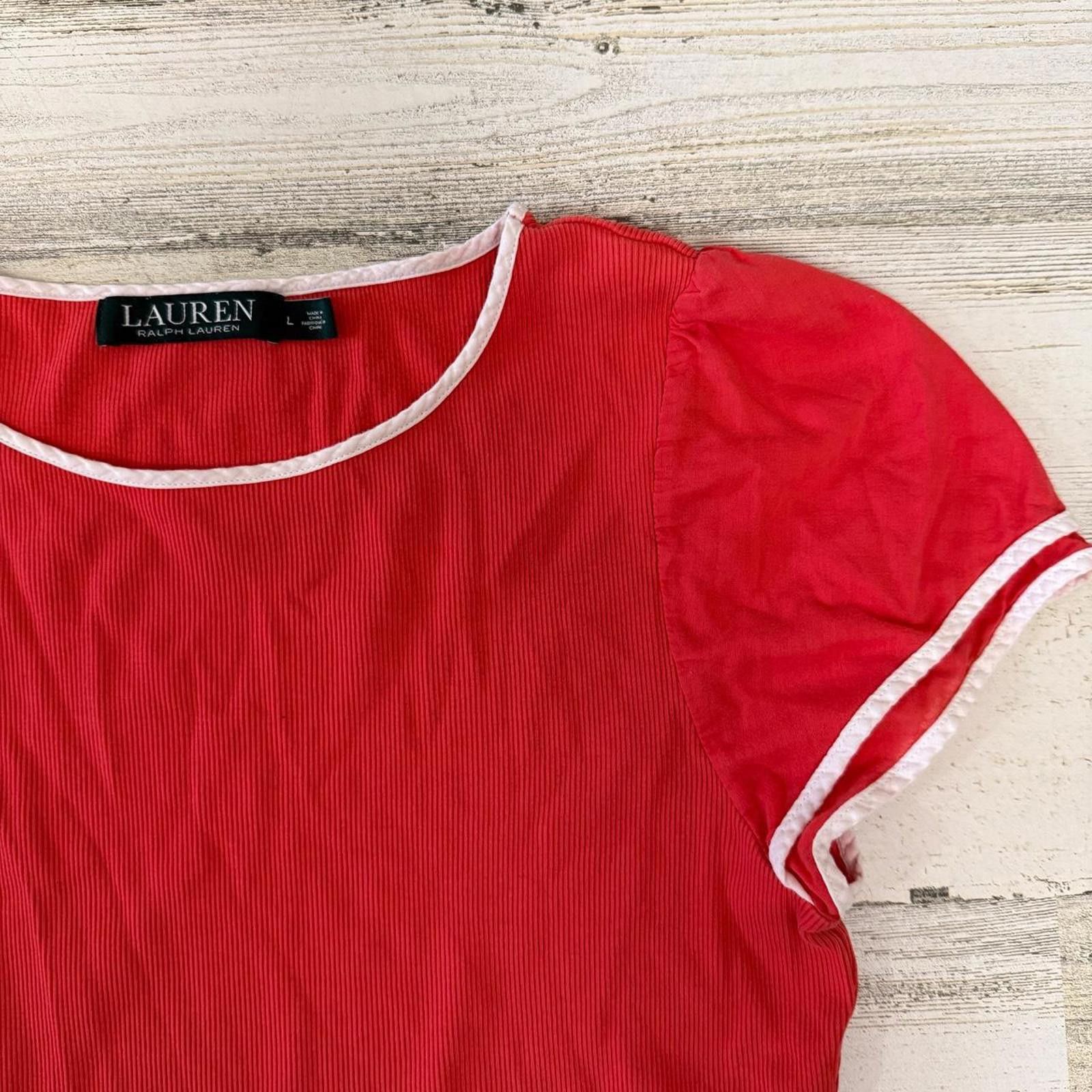 Lauren Ralph Lauren Ralph Lauren Orange Baby Top Large Size L / US 10 / IT 46 - 4 Thumbnail