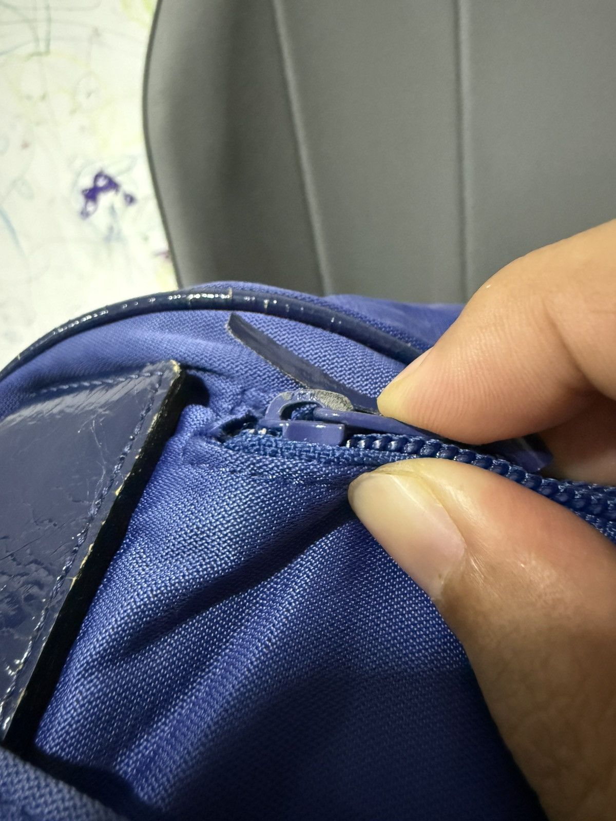 Issey Miyake × Japanese Brand × Vintage RARE Vintage Issey Miyake Japanese Brand Blue Large Backpack Size ONE SIZE - 12 Thumbnail