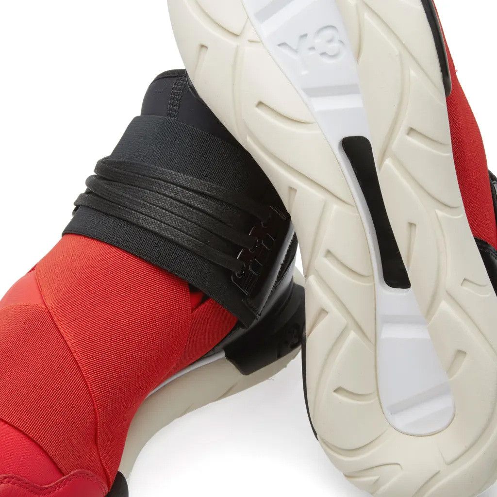 Adidas adidas Y-3 Qasa High Red Black Size US 11 / EU 44 - 5 Thumbnail