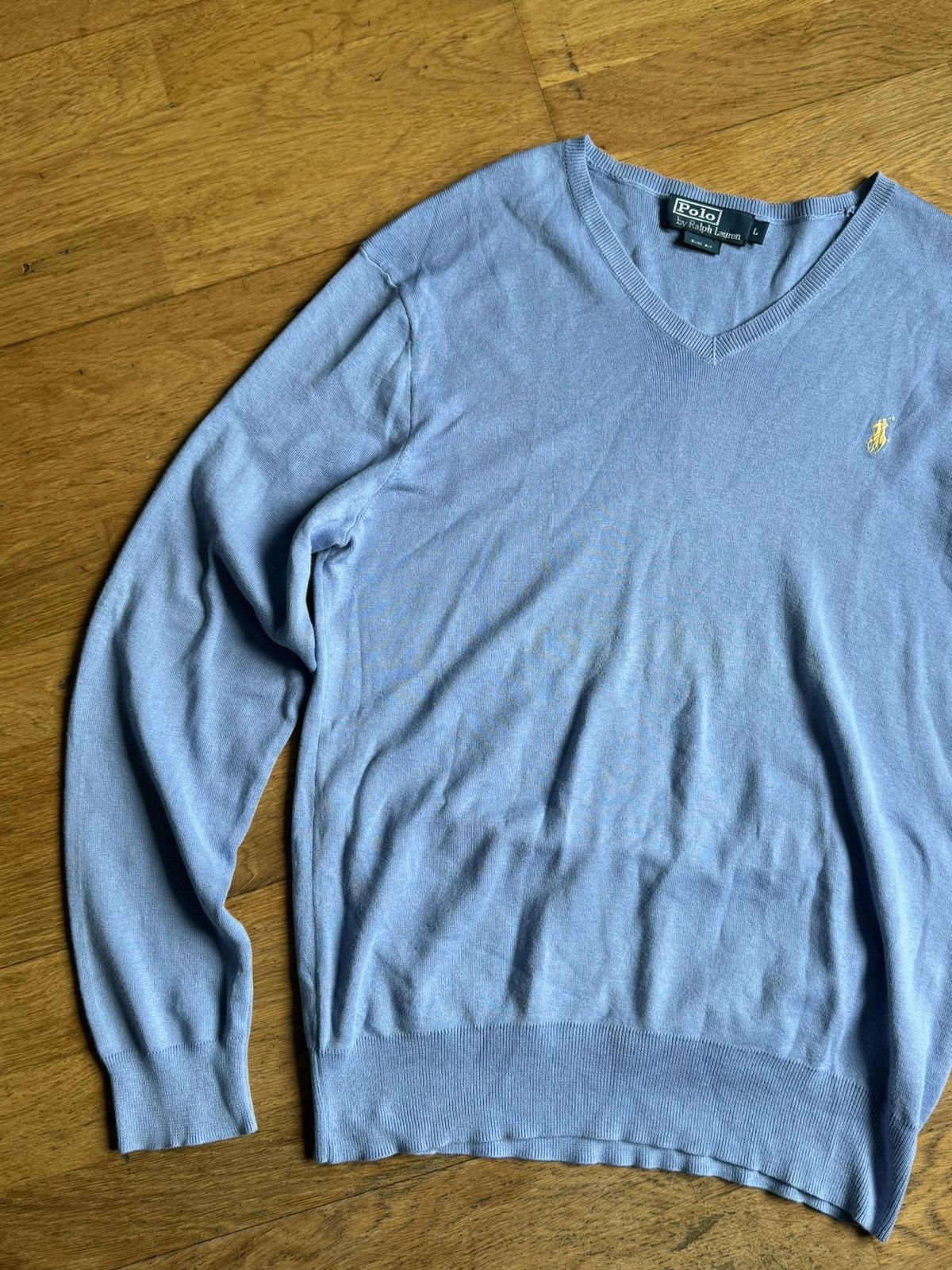Polo Ralph Lauren × Vintage Vintage Sweater Polo Ralph Lauren Size US L / EU 52-54 / 3 - 3 Thumbnail