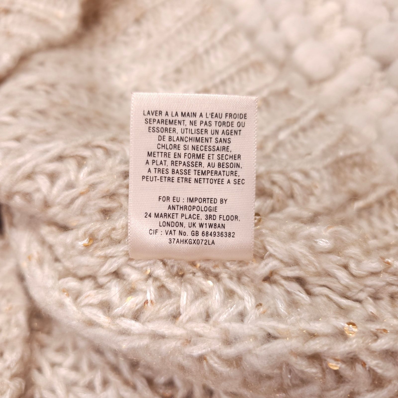 Anthropologie Anthropologie Knitted & Knotted Sunstitch Sequin Sweater XS Size XS / US 0-2 / IT 36-38 - 8 Thumbnail