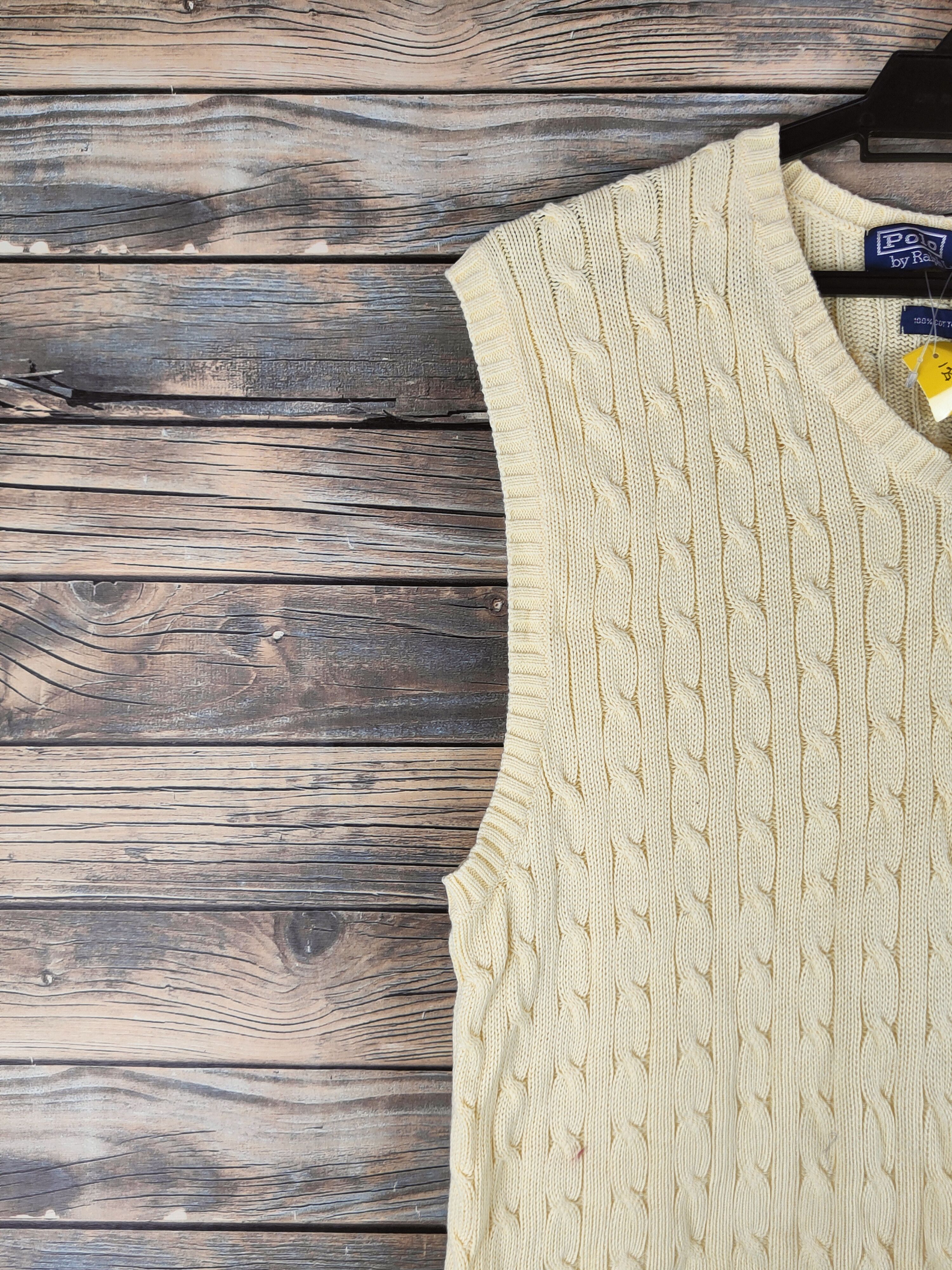 Polo Ralph Lauren DL Polo by Ralph Lauren Yellow Knitwear Vests #46-561 Size US M / EU 48-50 / 2 - 4 Thumbnail