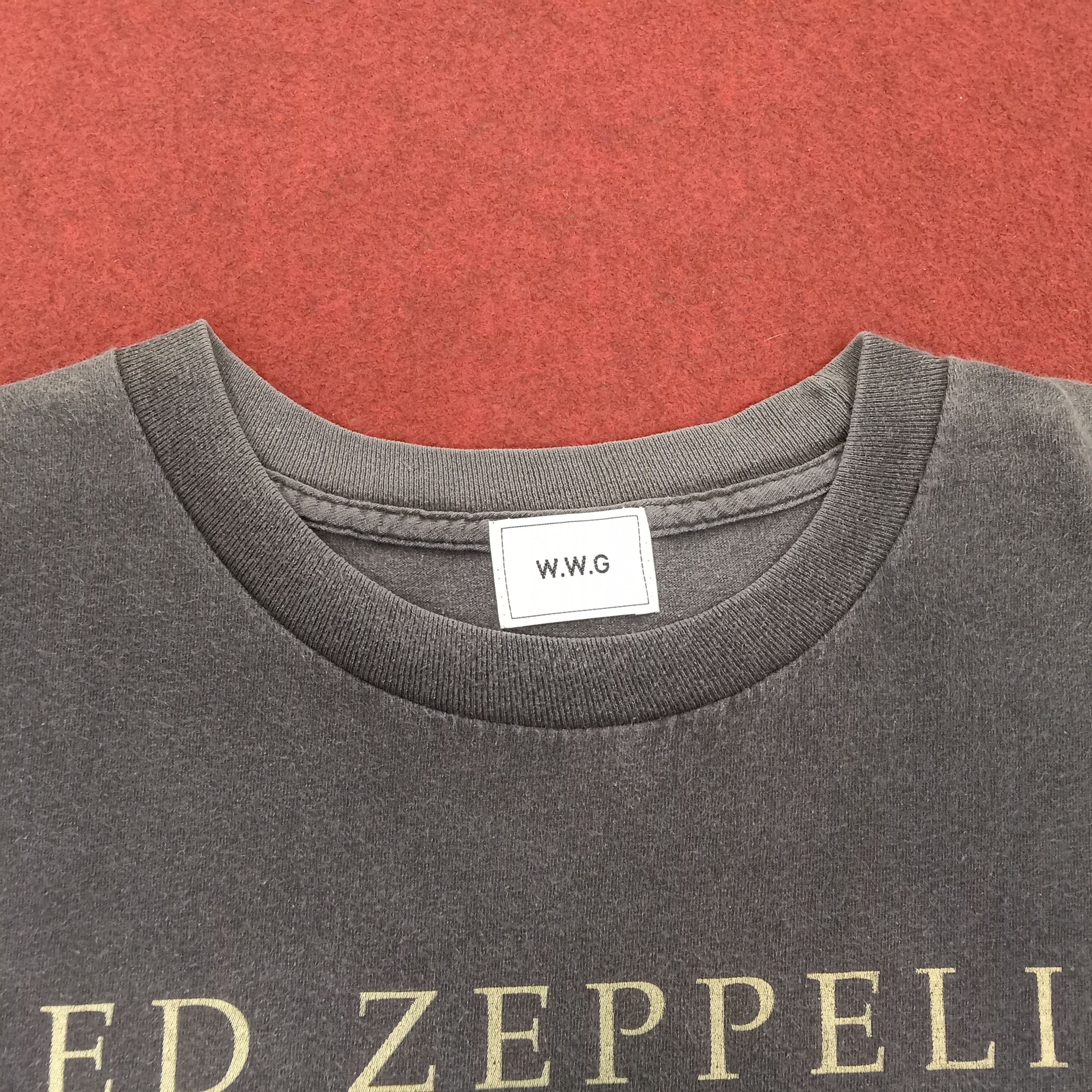 Band Tees Led Zeppelin Rock Band Photo Print Style Music Tshirt Size US XXL / EU 58 / 5 - 4 Thumbnail