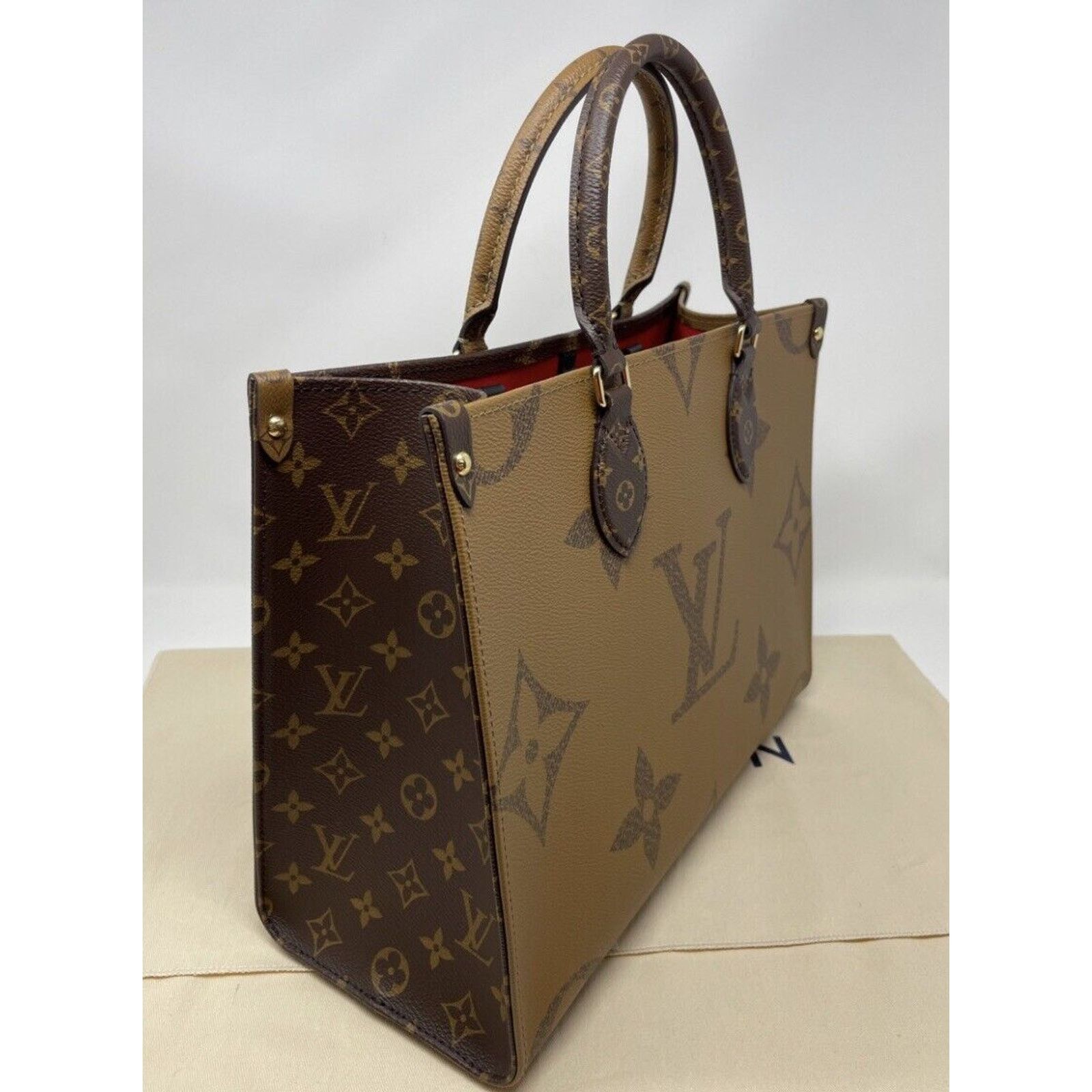Louis Vuitton Louis Vuitton ONTHEGO MM Monogram Reverse Bag Size ONE SIZE - 8 Thumbnail