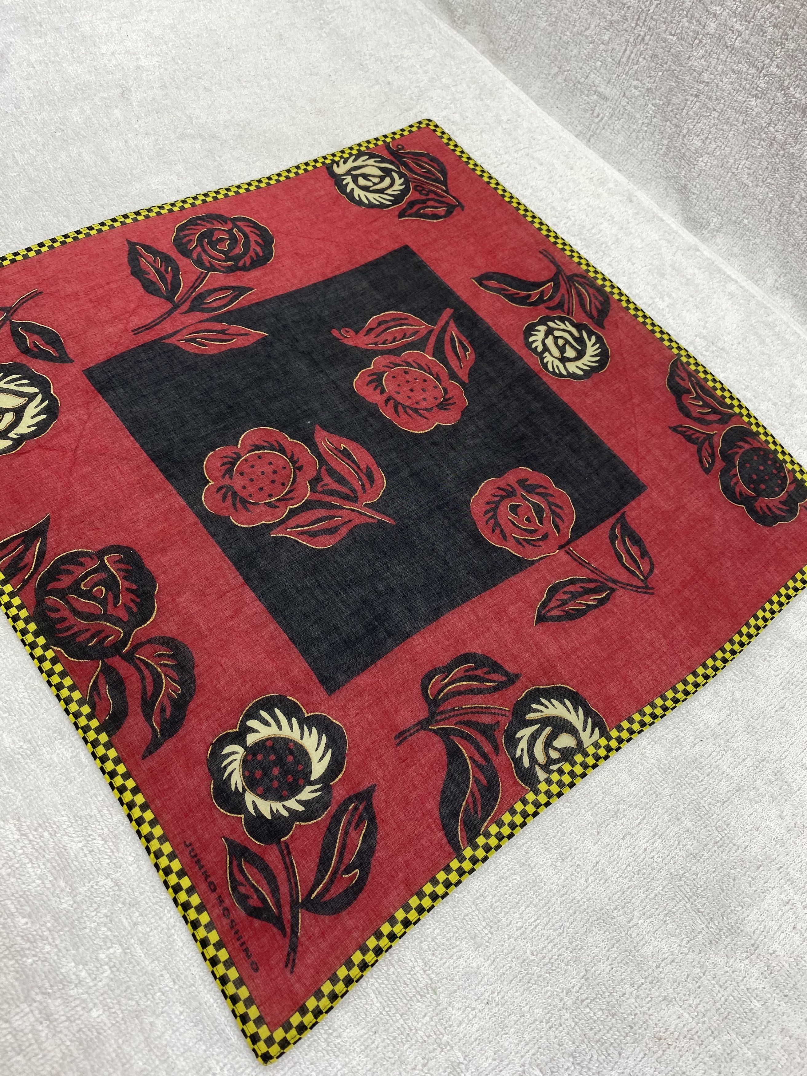 Japanese Brand × Mr. Junko × Vintage Junko Koshino Handkerchief / Bandana / Neckerchief Size ONE SIZE - 4 Thumbnail