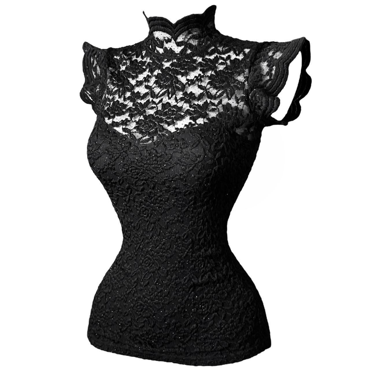 Vintage So cute lace blouse Size S / US 4 / IT 40 - 1 Thumbnail