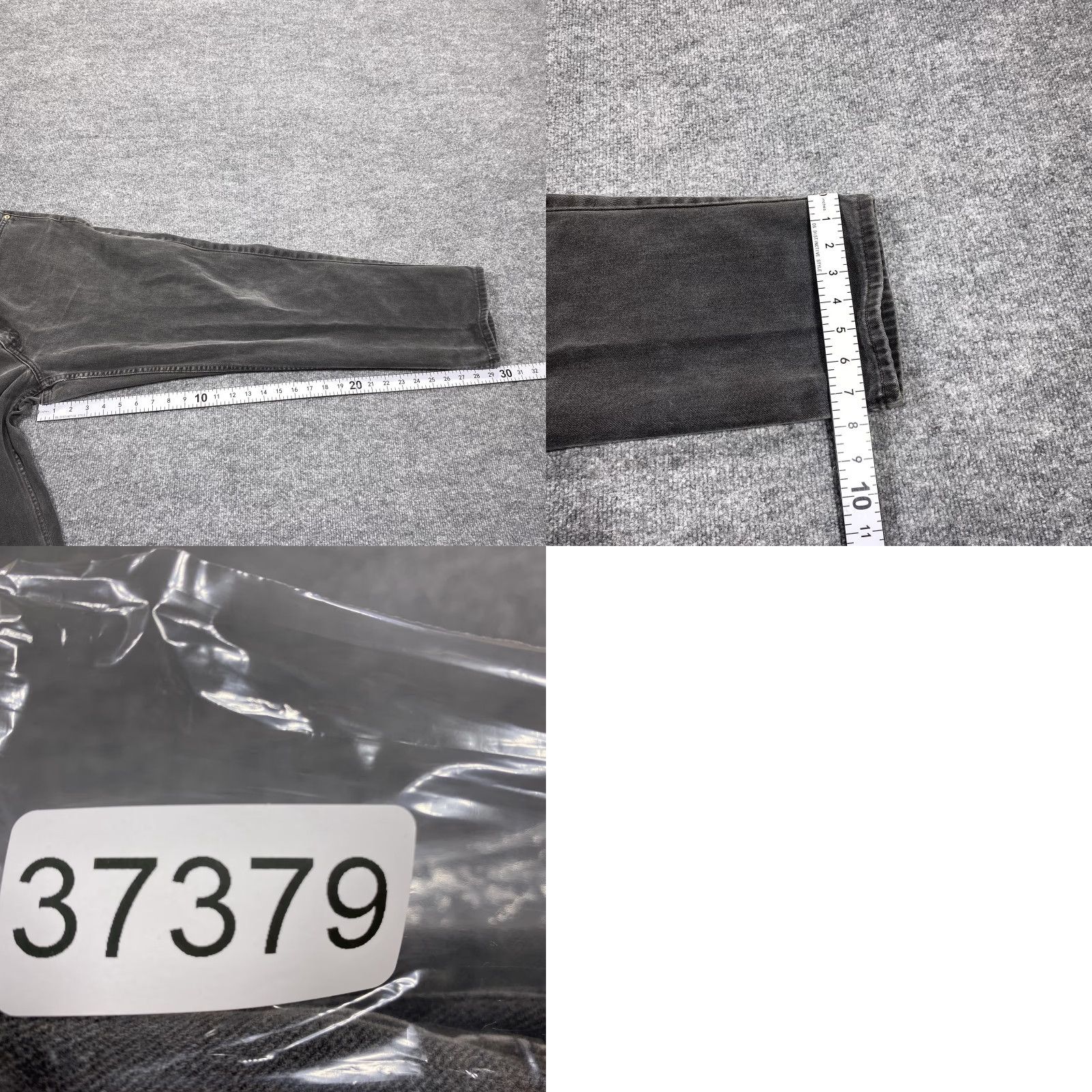 Levi's VINTAGE Levis 550 Jeans Mens 36x30 Black Relaxed Fit Dark Wash Size US 36 / EU 52 - 8 Thumbnail