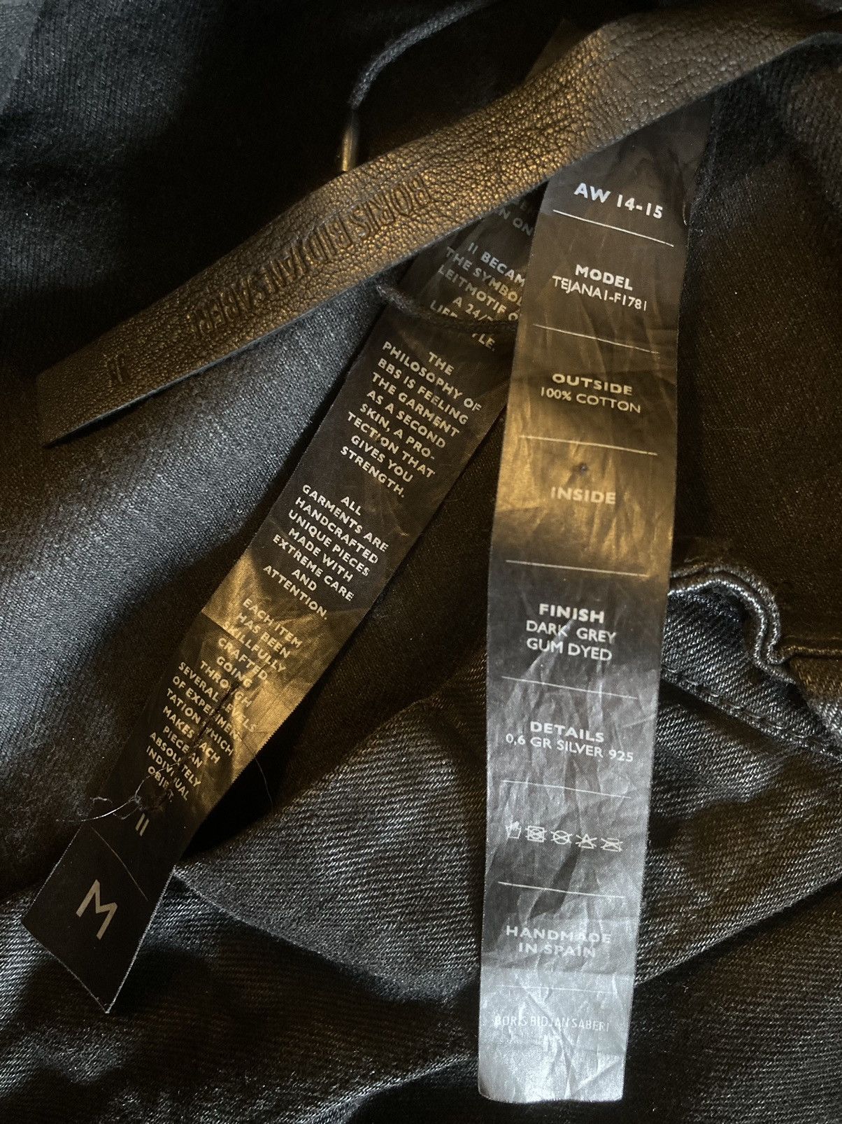 Boris Bidjan Saberi BNWT Tejana1 Dark Grey Size US M / EU 48-50 / 2 - 9 Thumbnail