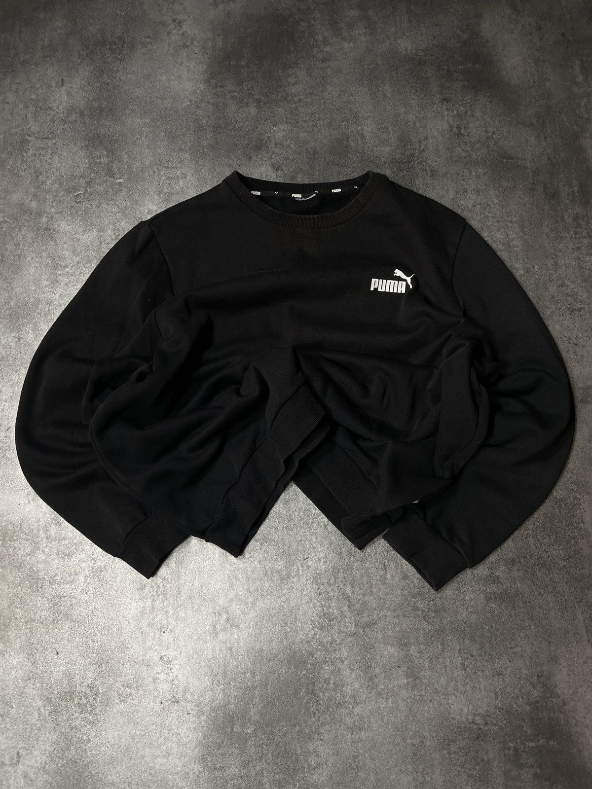 Puma × Vintage 🔥Offers🔥Puma Sweatshirt Boxy Fit Mini Logo Thick Size US XL / EU 56 / 4 - 1 Thumbnail