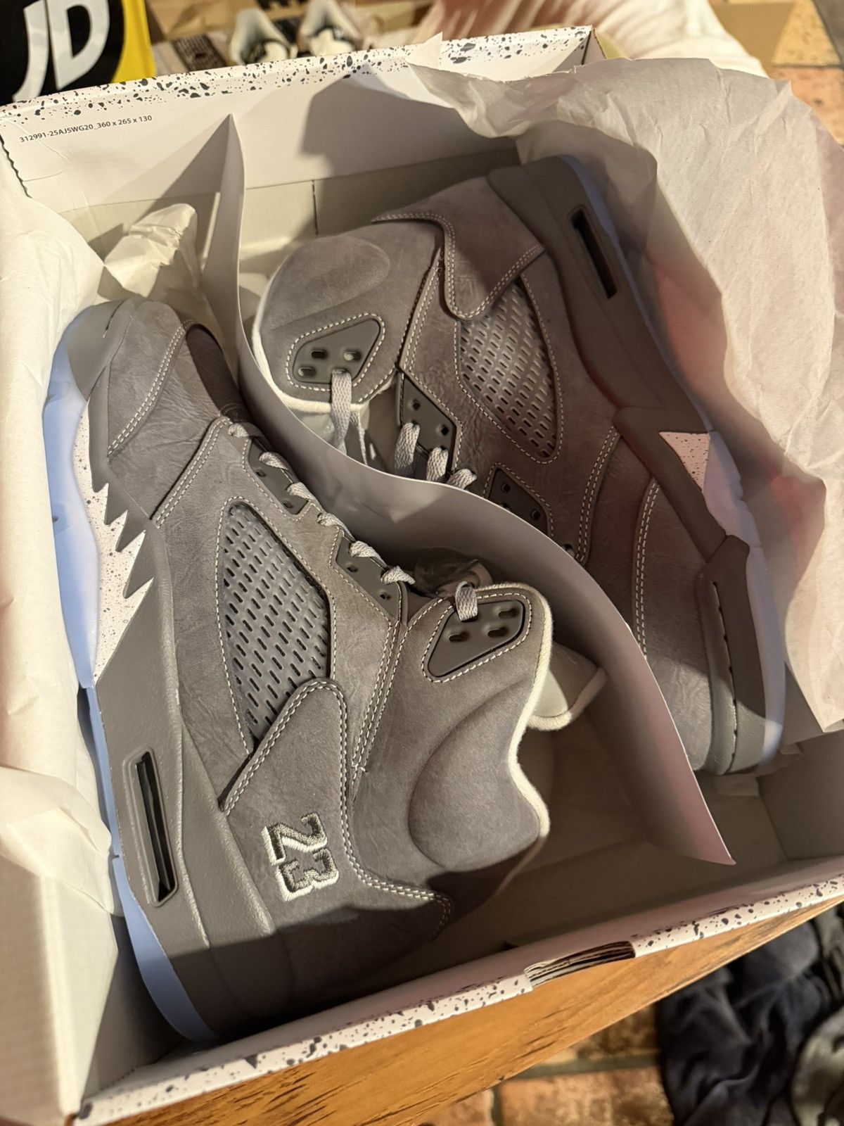 Jordan Brand Jordan Wolf Grey 5s Size US 10.5 / EU 43-44 - 1 Thumbnail