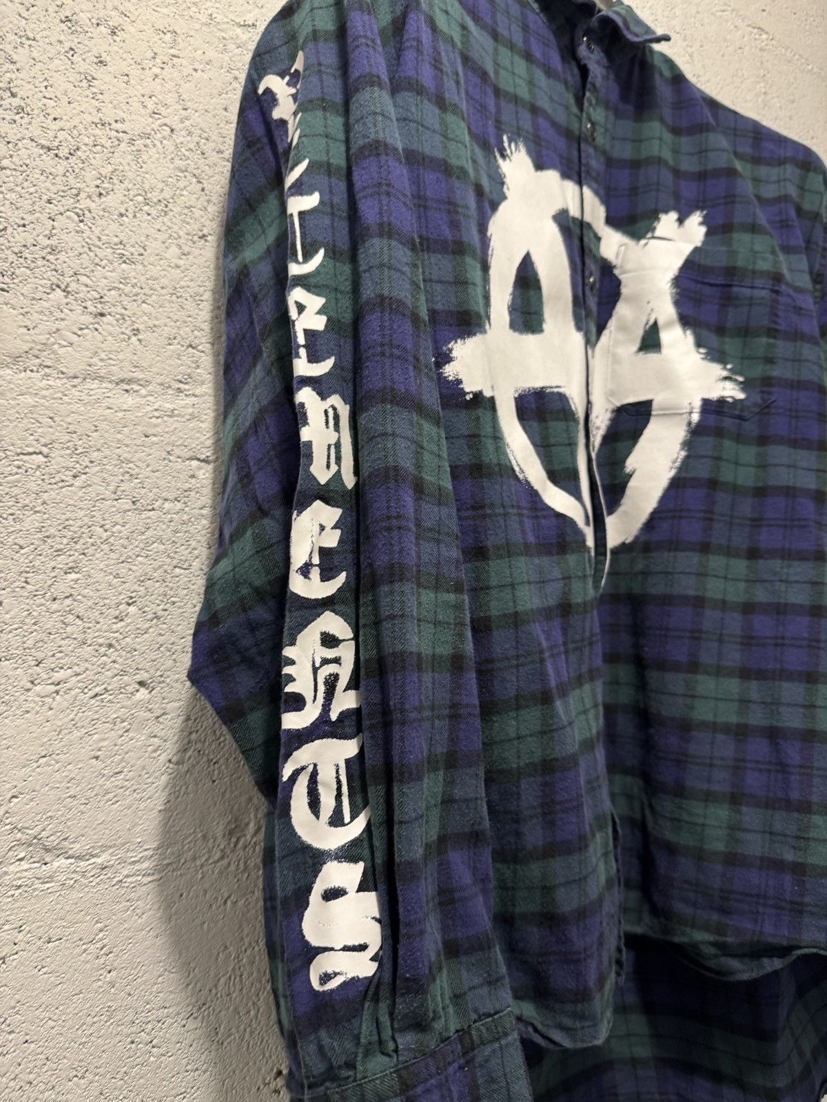 Vetements *RARE* VETEMENTS ANARCHY GOTH FLANNEL SHIRT GVASALIA Size US M / EU 48-50 / 2 - 2 Thumbnail