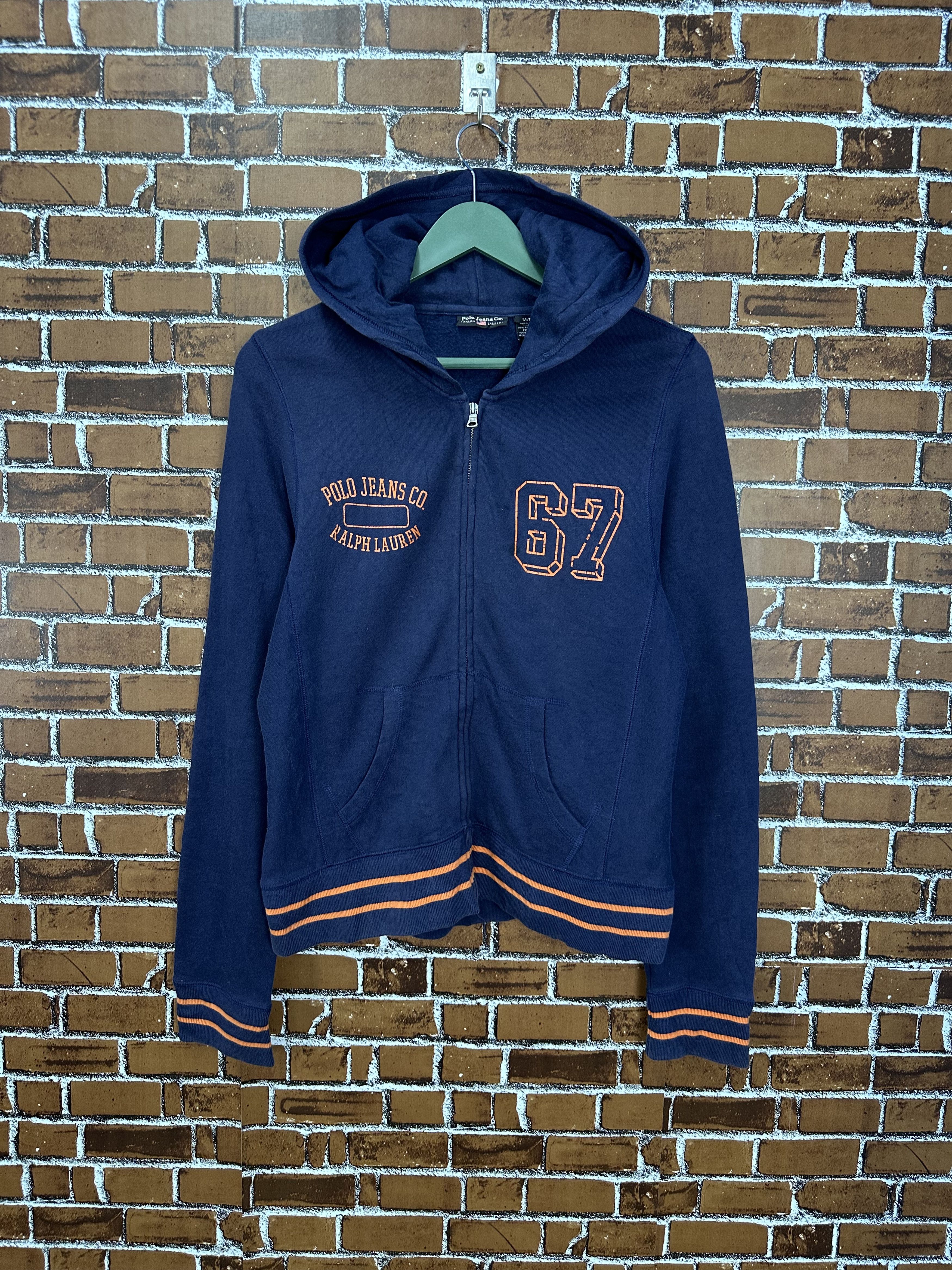 Polo Ralph Lauren Vintage Polo Jeans Ralph Lauren Zipper Hoodie Z438 Size M / US 6-8 / IT 42-44 - 1 Thumbnail
