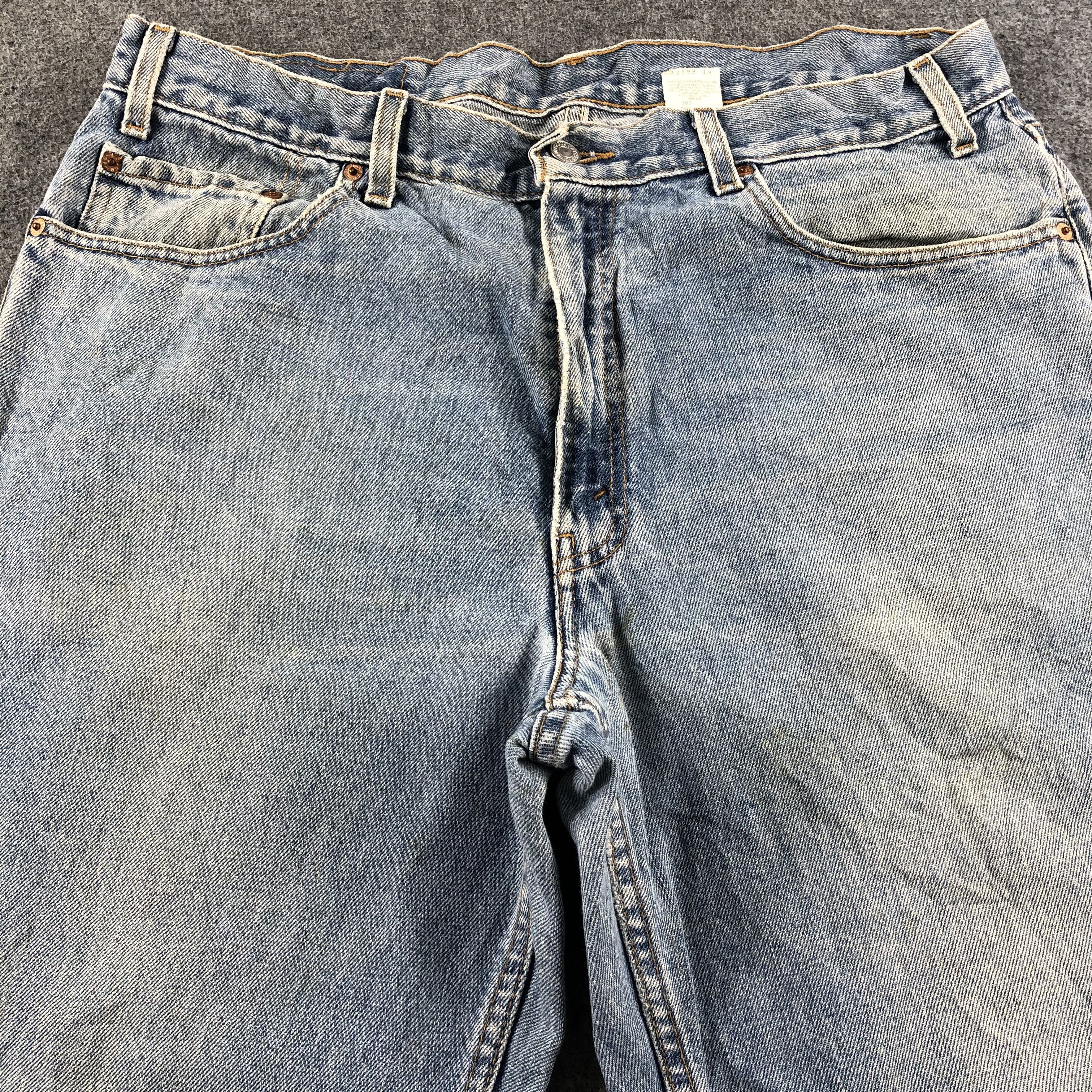 Levi's 90s Vintage Blue Wash Levis 550 Jeans-J2659 Size US 36 / EU 52 - 3 Thumbnail