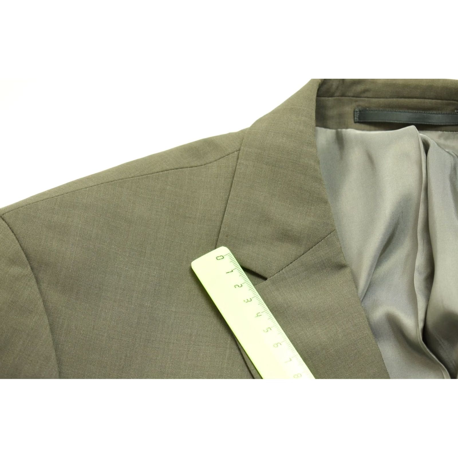 Hugo Boss HUGO BOSS Black Label Rossellini/Movie Blazer Men LARGE Wool Blend Stretch Green Size 42R - 7 Thumbnail