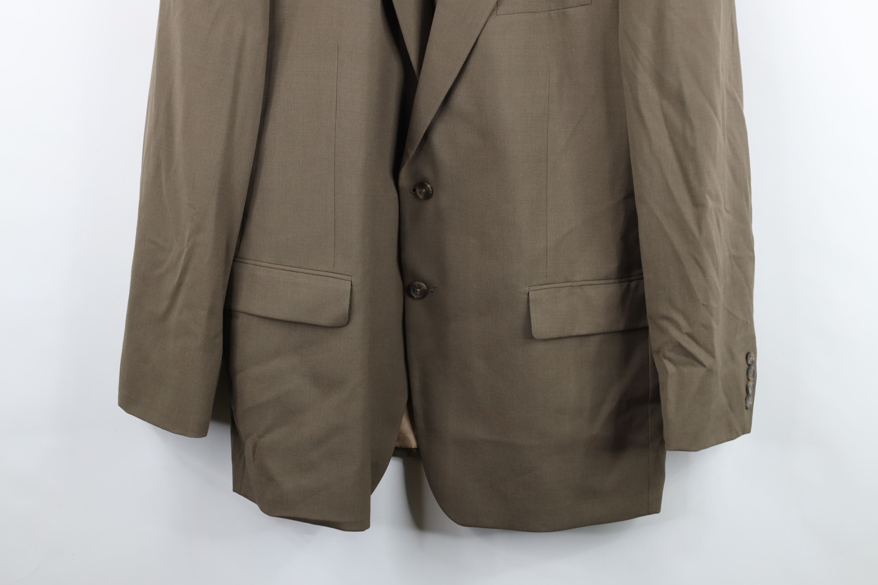 Ralph Lauren Vintage 90s Ralph Lauren Suit Coat Blazer Jacket Beige Size US XXL / EU 58 / 5 - 3 Thumbnail