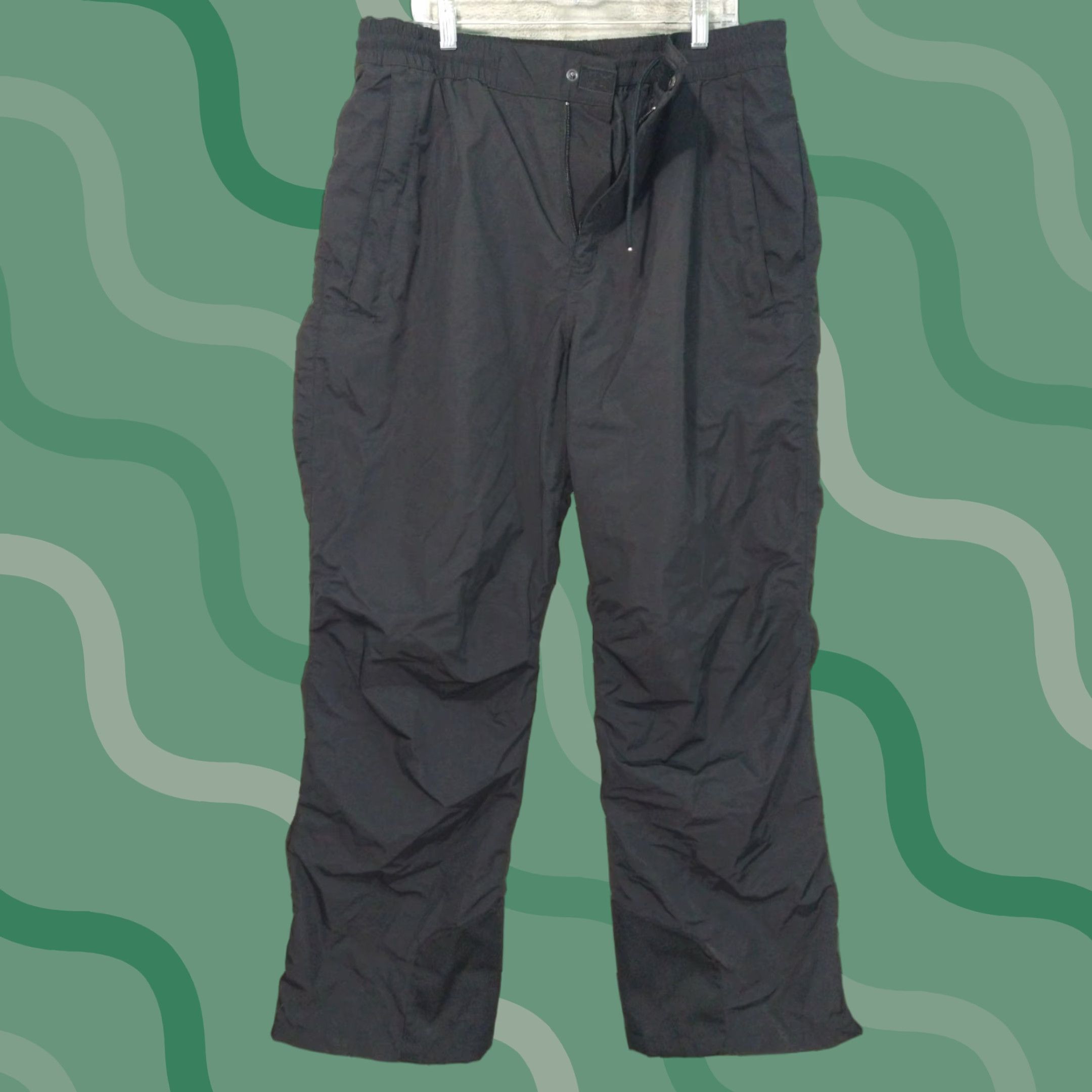Vintage 5.11 Tactical Pants Mens XL Black Nylon Rain Waterproof Straight Leg High Rise Regular Inseam 33 in Size US 36 / EU 52 - 1 Thumbnail