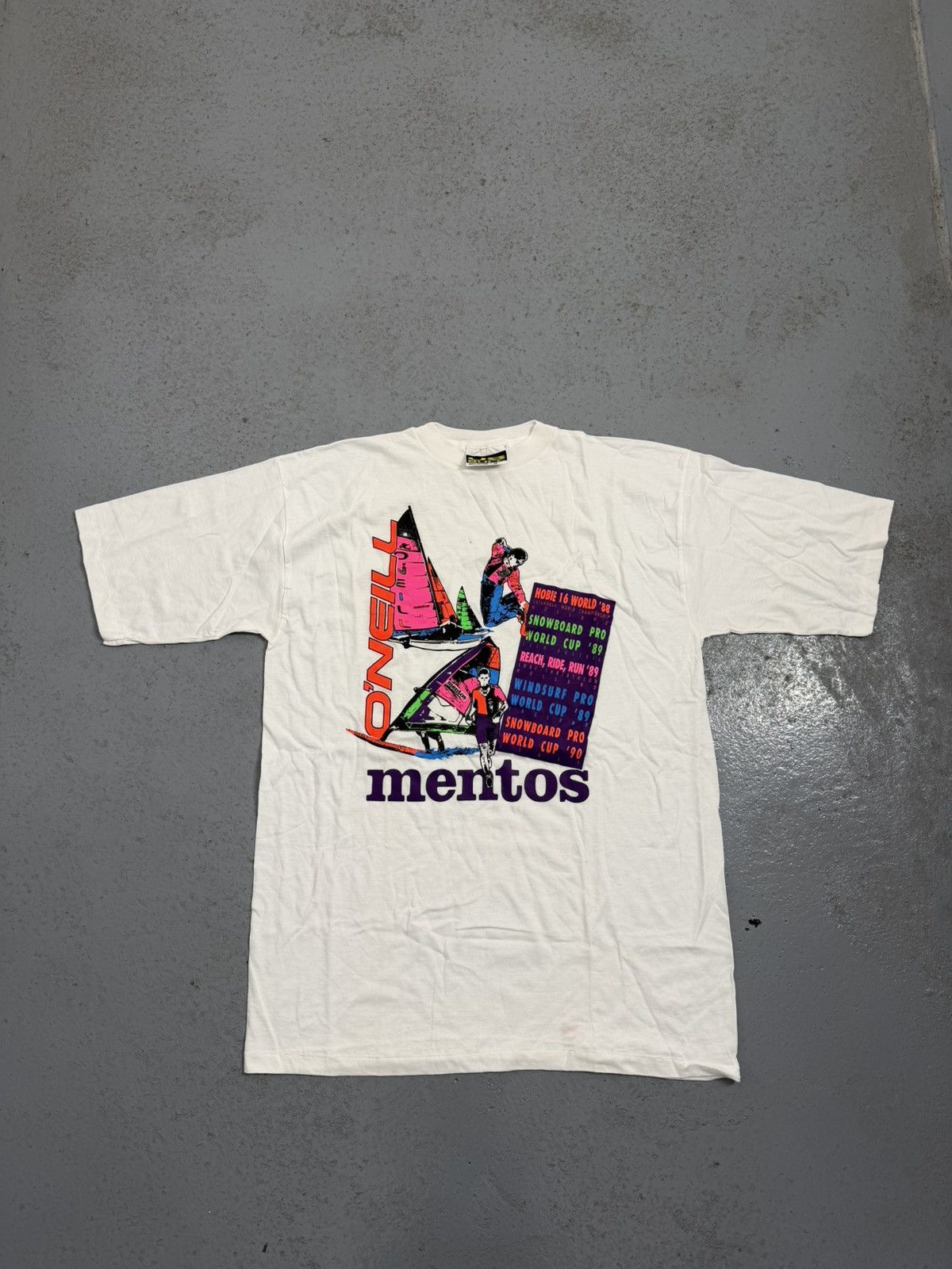 O'Neill Vintage 1989/90 Cup O’Neill Single Stitch Dead Stock Tee Size US XL / EU 56 / 4 - 1 Thumbnail