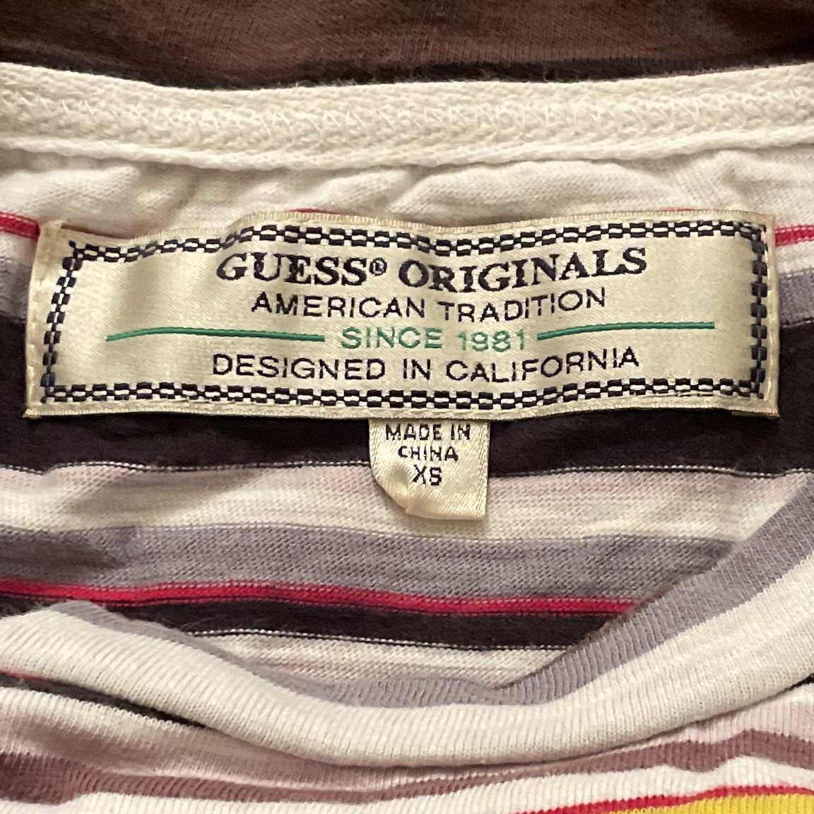 A$AP Rocky Vintage Y2K Guess ASAP Rocky Striped Short Sleeve T-Shirt Size US M / EU 48-50 / 2 - 4 Thumbnail