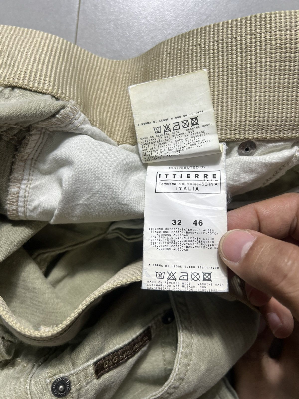 Dolce & Gabbana Dolce & Gabbana - S/S '05 Utilitarian Naval Pants Size 32" / US 10 / IT 46 - 14 Thumbnail