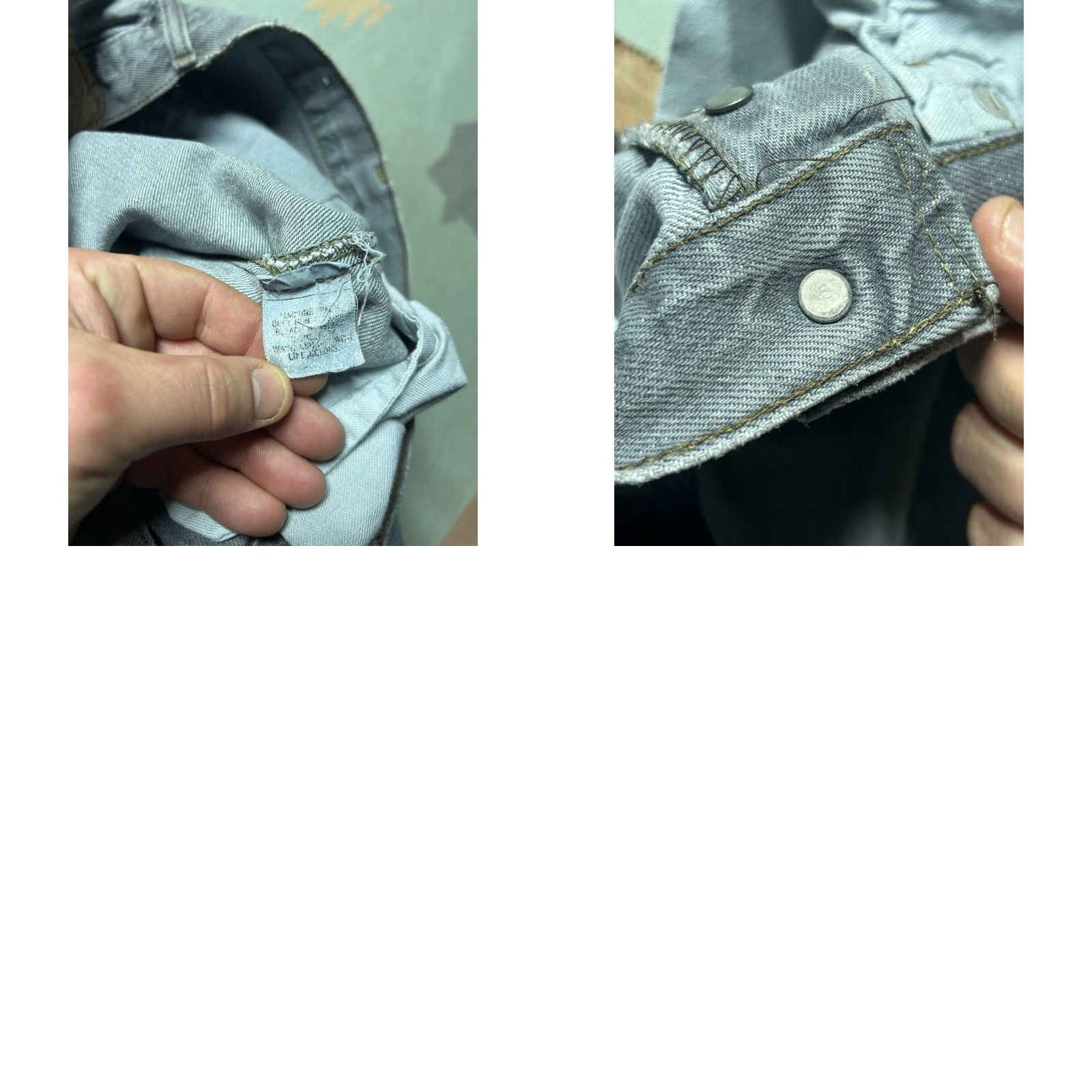 Levi's VINTAGE Levi’s 501 Jeans Mens Regular 31 Black Denim USA 80s 90s Straight 30 Inseam Size US 31 - 9 Thumbnail