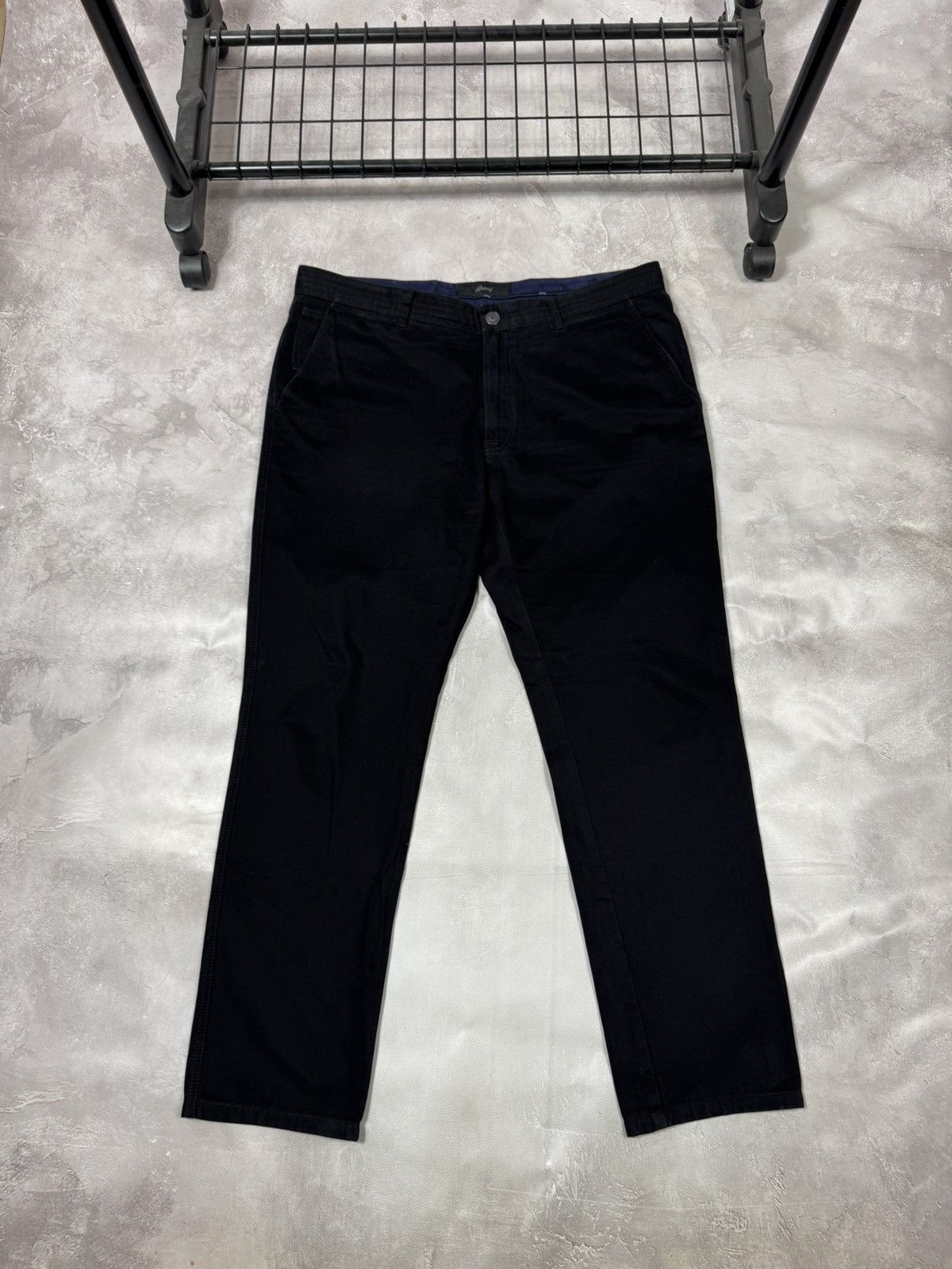 Brioni Vintage Brioni Men's Black Denim Pants Size US 41 - 1 Thumbnail
