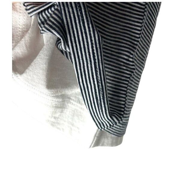 Vince Vince Mens Blue Striped Short Sleeve Layer Collared Button P Size US XL / EU 56 / 4 - 9 Thumbnail