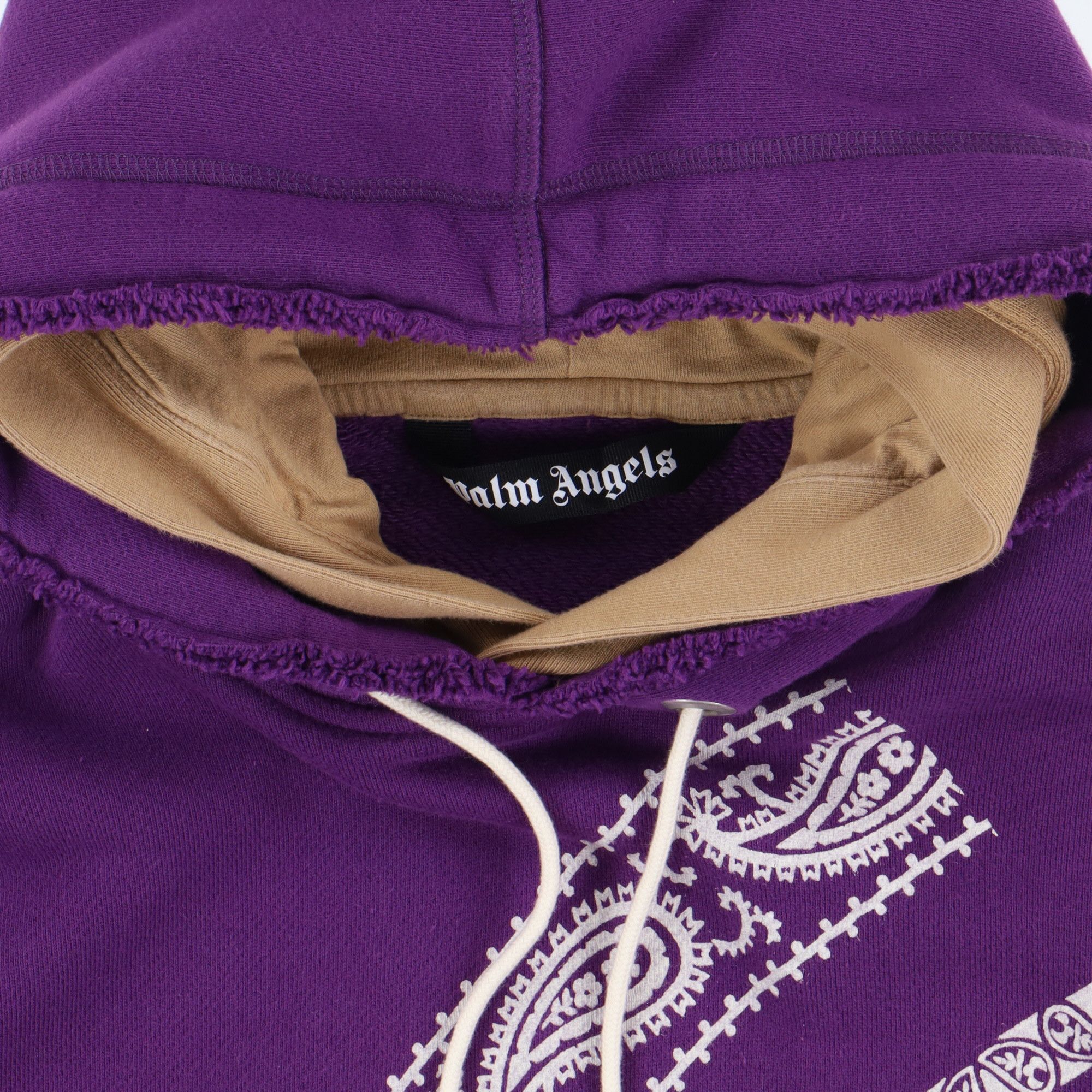 Palm Angels Purple Bandana Logo Oversized Hoodie Size US XS / EU 42 / 0 - 4 Thumbnail
