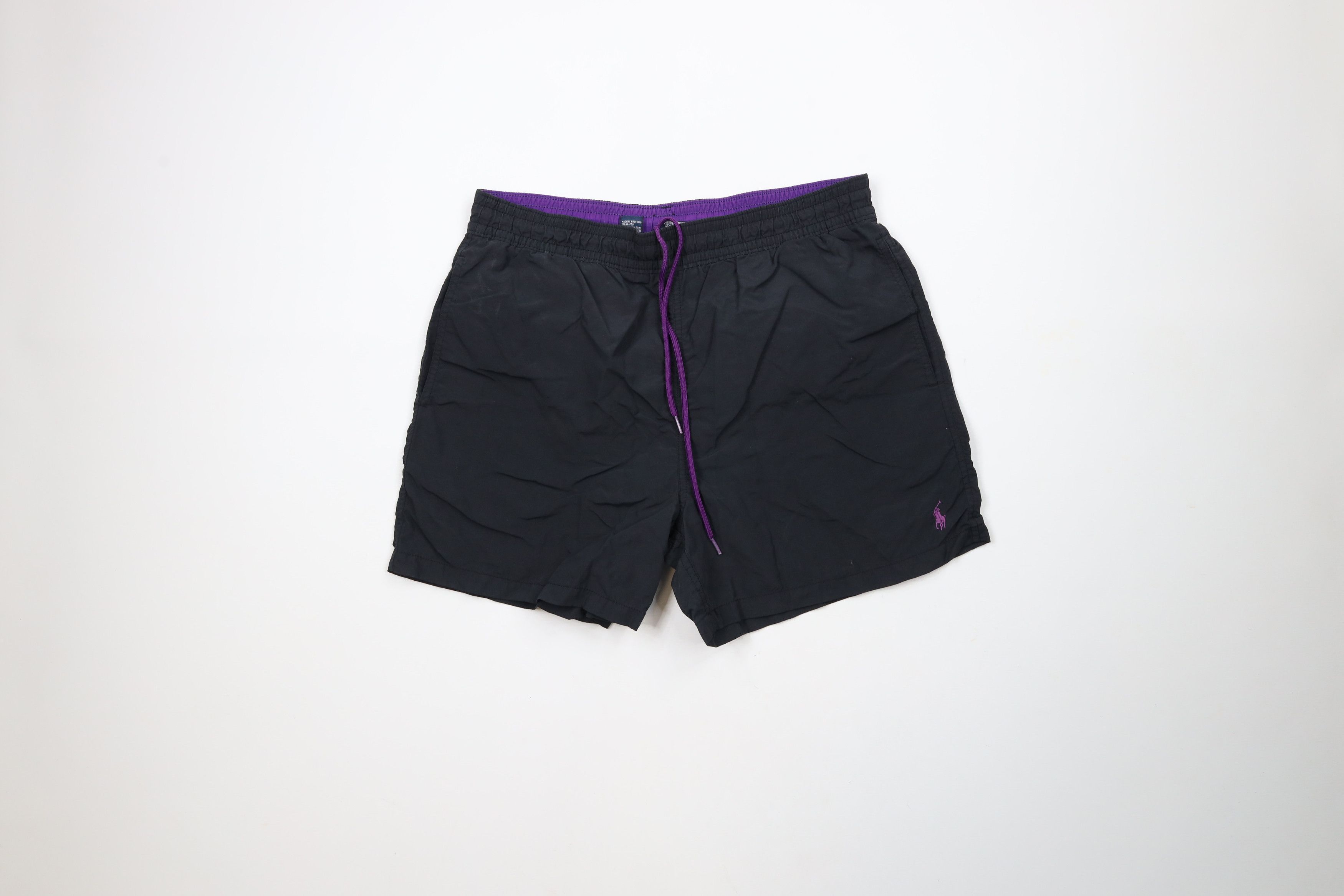 Ralph Lauren × Vintage Vintage 90s Ralph Lauren Lined Above Knee Shorts Swim Trunks Size US 32 / EU 48 - 1 Thumbnail