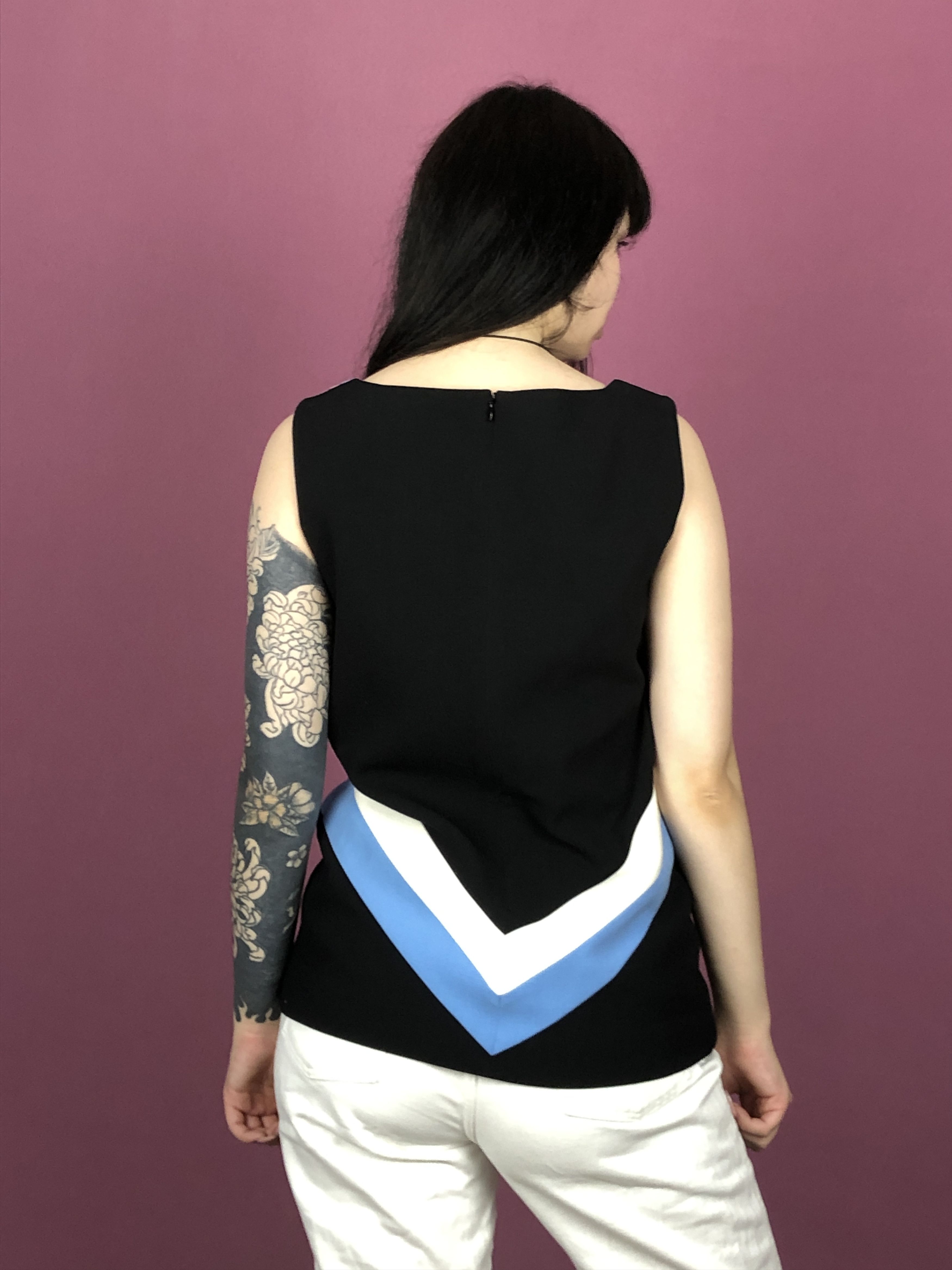 Emilio Pucci Emilio Pucci Vintage Women's Sleeveless Blouse Size M / US 6-8 / IT 42-44 - 3 Thumbnail