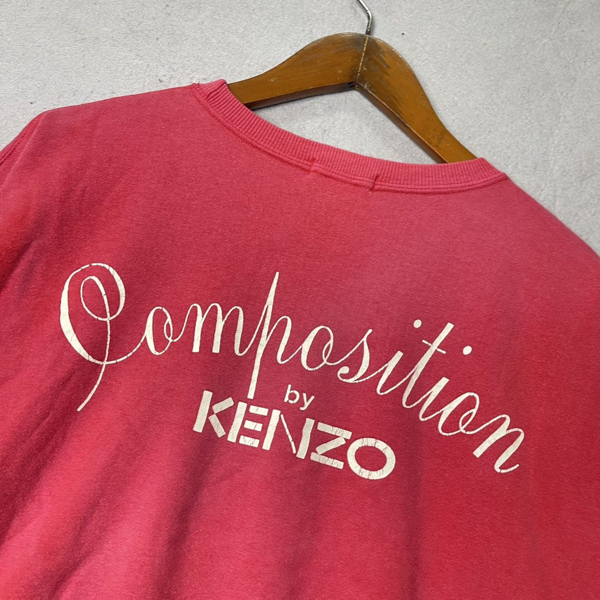 Composition by Kenzo 1995 Vintage Composition by Kenzo Sweatshirt Size US M / EU 48-50 / 2 - 2 Thumbnail