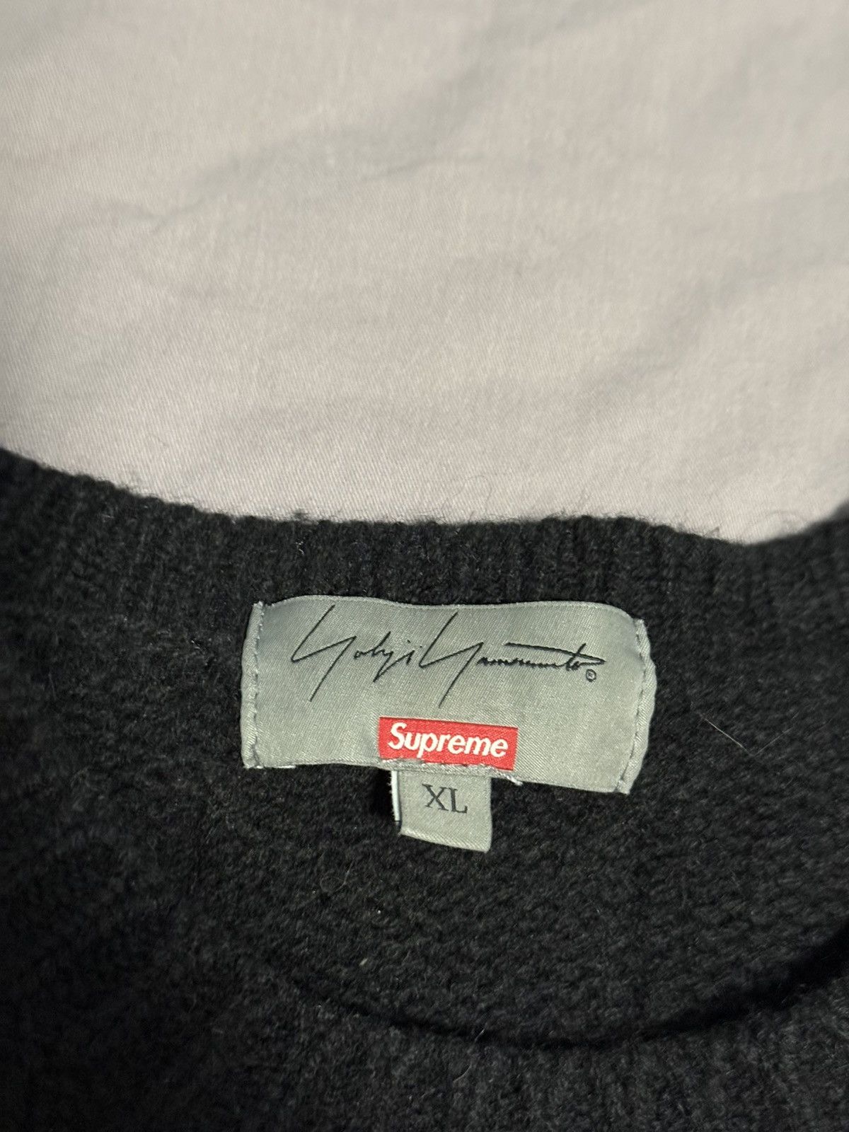 Yohji Yamamoto Supreme yohji yamamoto sweater black xl Size US XL / EU 56 / 4 - 3 Thumbnail