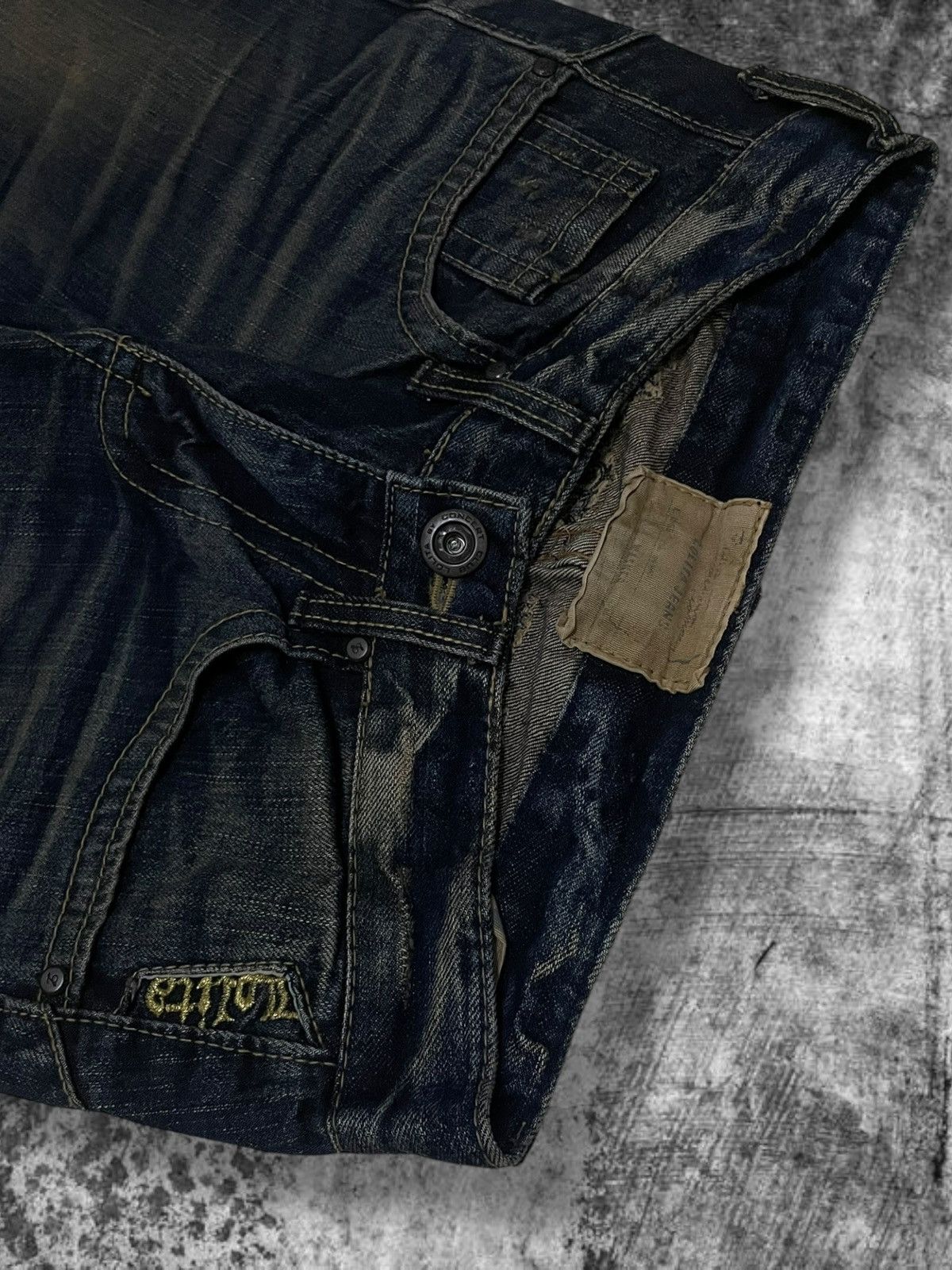 Japanese Brand Vintage Japan Designer 90’s Lolita Art Skull Nostalgia Denim Size US 28 / EU 44 - 13 Thumbnail