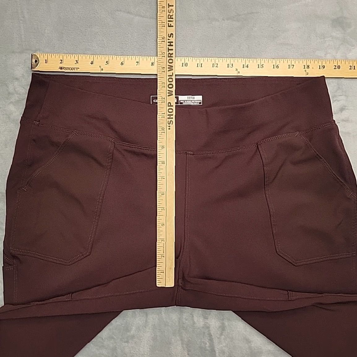 Carhartt Carhartt Force Midweight Pocket Leggings Women 2XL Fitted Cargo Double Knee Brown USA Nylon Spandex Pockets Stretch Clothing Mens? Size 40" / US 18 - 8 Thumbnail