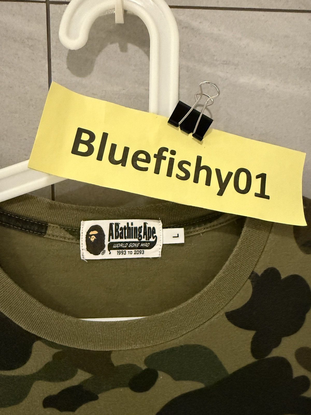 Bape Bape First Camo Tshirt Size US L / EU 52-54 / 3 - 3 Thumbnail