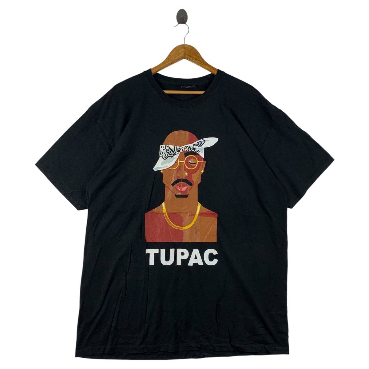 Cross Colours Vintage CROSS COLOURS X TUPAC big tupac printed tee Size US XXL / EU 58 / 5 - 1 Thumbnail