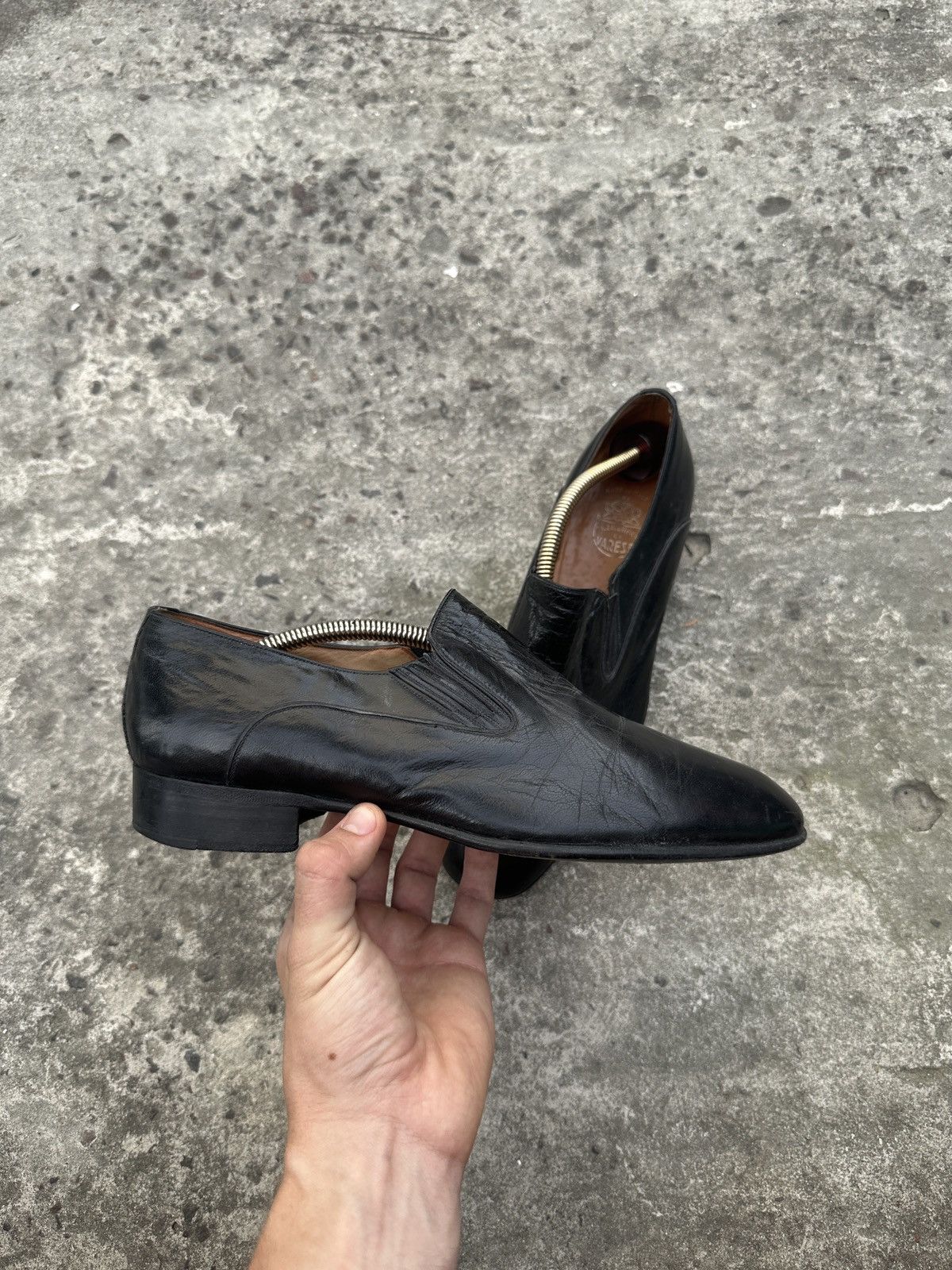 Designer Vintage Verese Italian Casual Leather Shoes Luxury 7,5 Rare Size US 7.5 / EU 40-41 - 2 Thumbnail