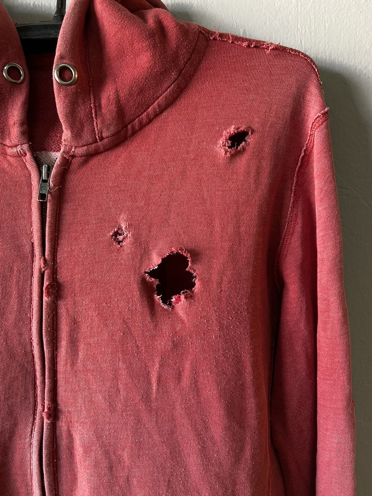 Japanese Brand × Vintage Vintage 90s hoodie distressed sun faded Size US XS / EU 42 / 0 - 6 Thumbnail