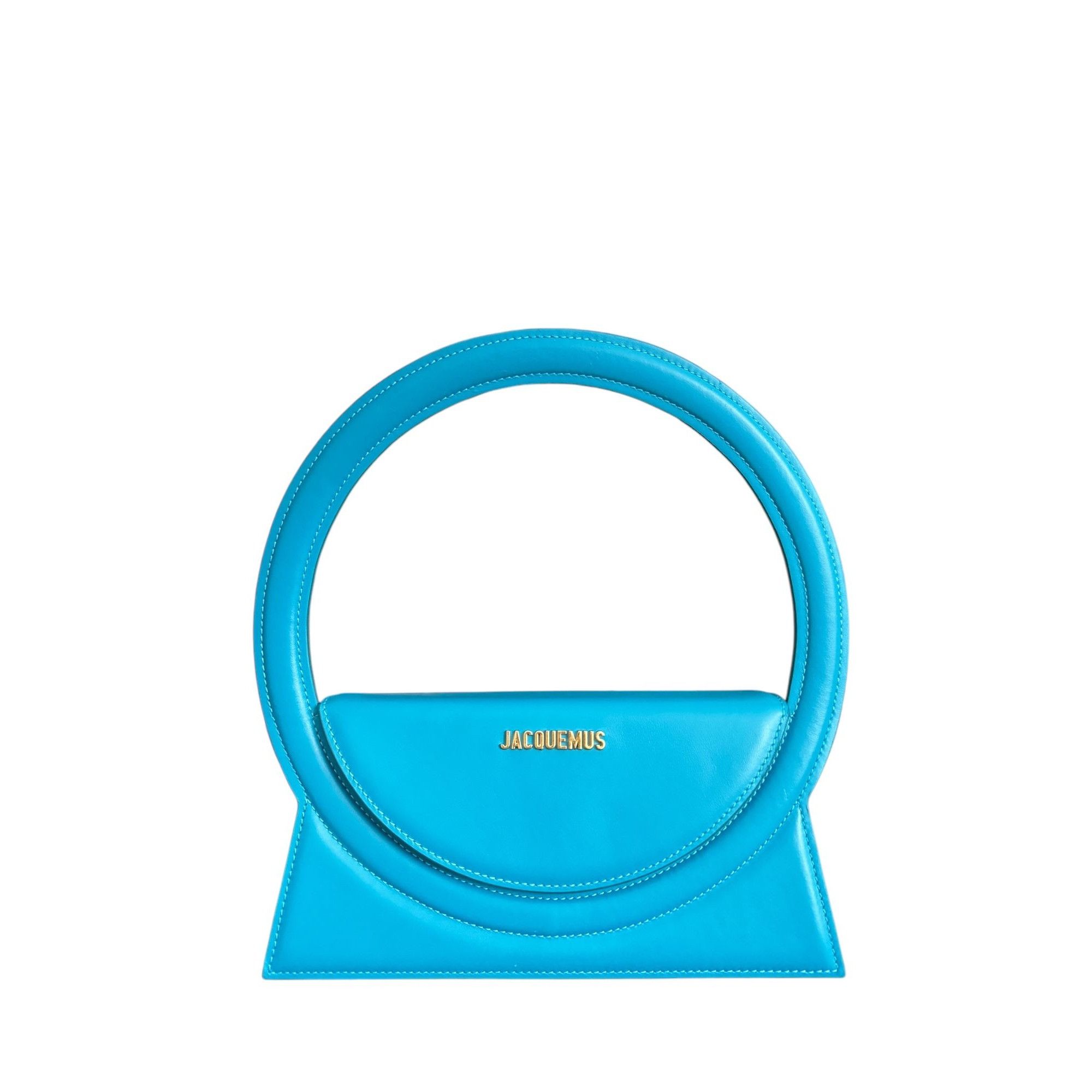 Jacquemus « Sac Rond » Blue Leather Bag Size ONE SIZE - 1 Thumbnail