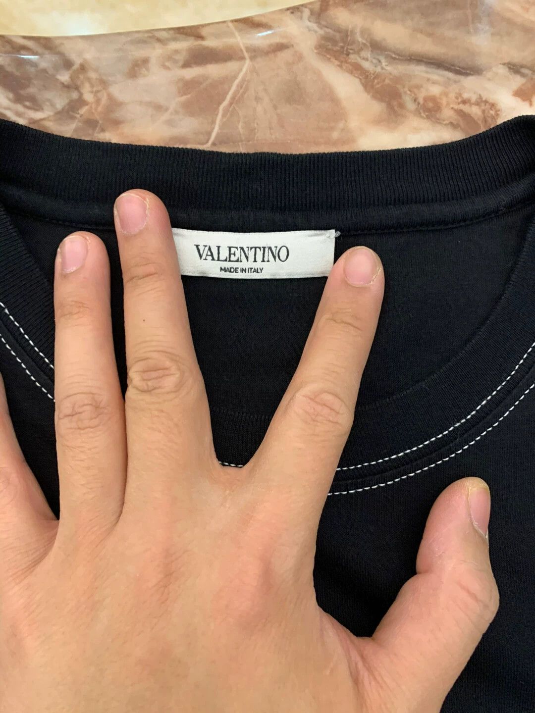Valentino Valentino XS (Fits like M) Big Logo T-Shirt Size US XS / EU 42 / 0 - 2 Thumbnail
