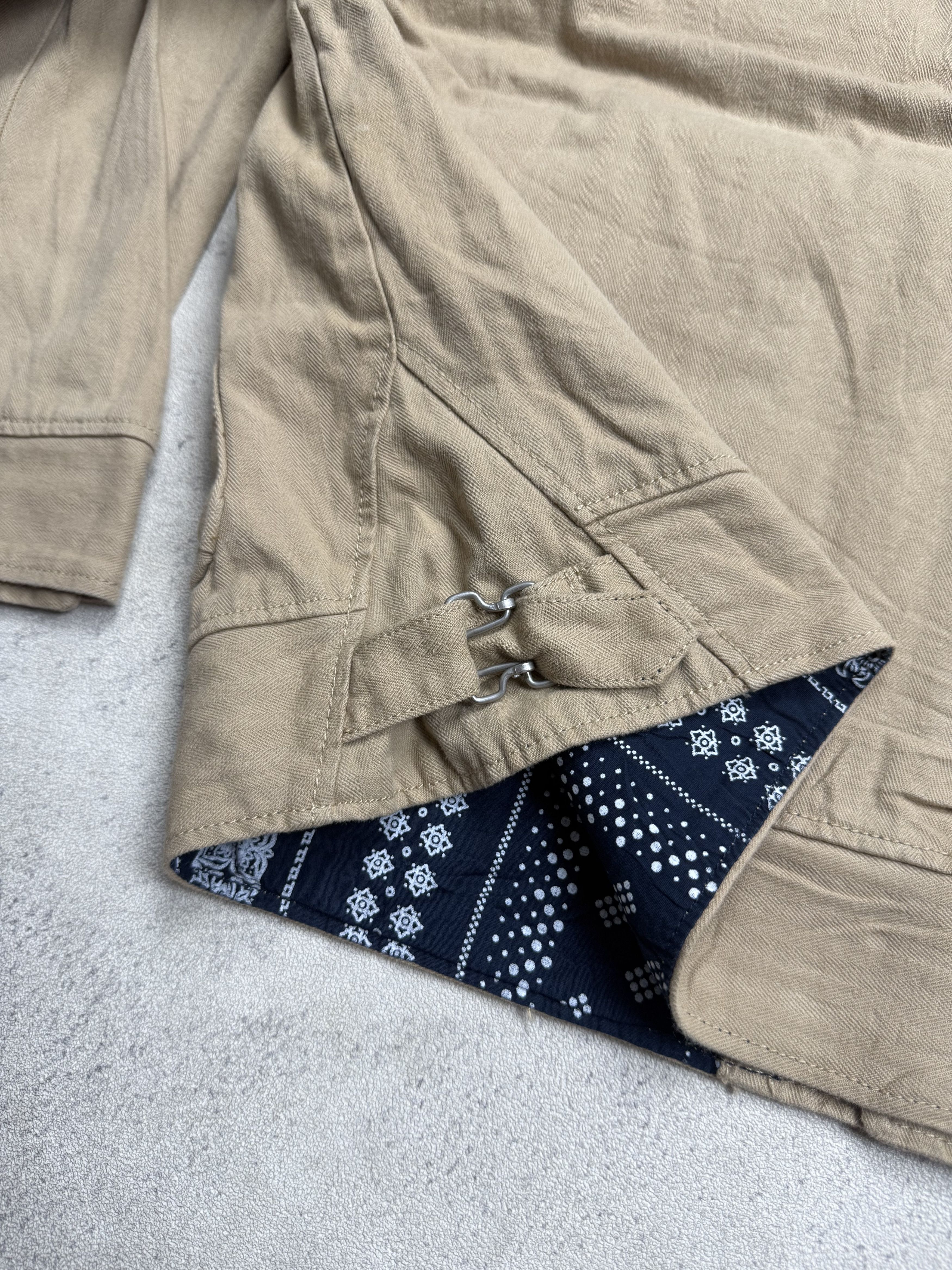 Japanese Brand Focus Blue Multi Pocket Utility Jacket 3D Pocket Cargo Size US L / EU 52-54 / 3 - 5 Thumbnail