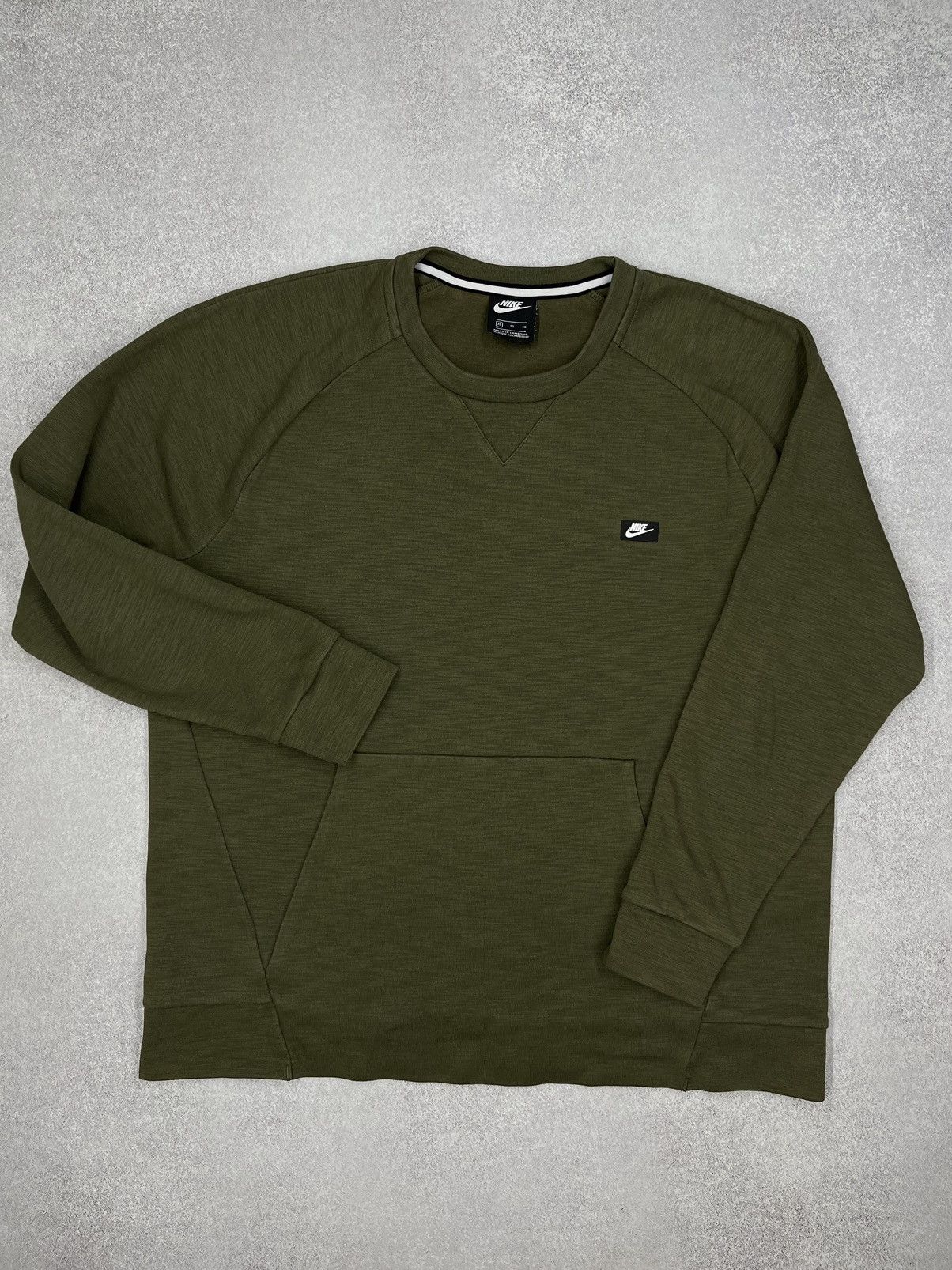Nike Mens Nike Modern Olive Sweatshirt Y2K Drill Drip ACG TN Size US XL / EU 56 / 4 - 2 Thumbnail