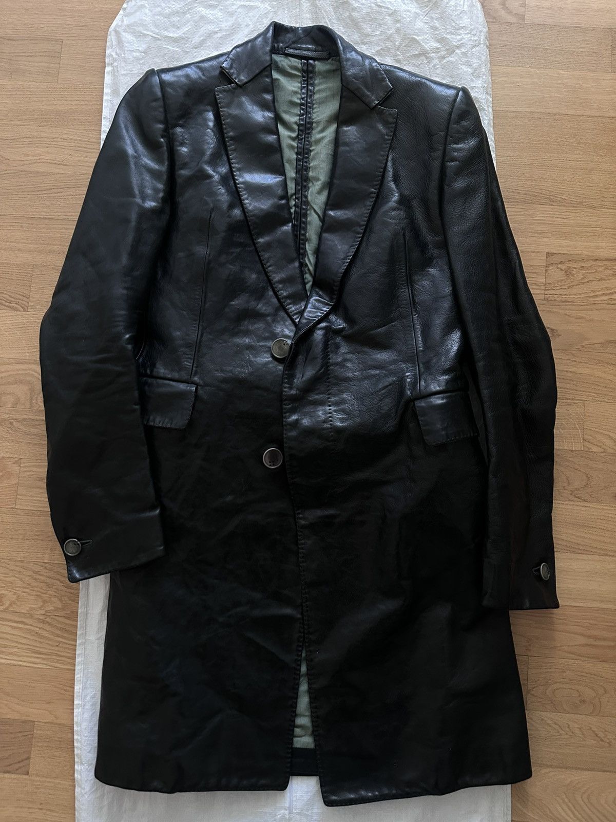 Men's Carol Christian Poell Leather Jackets | Grailed