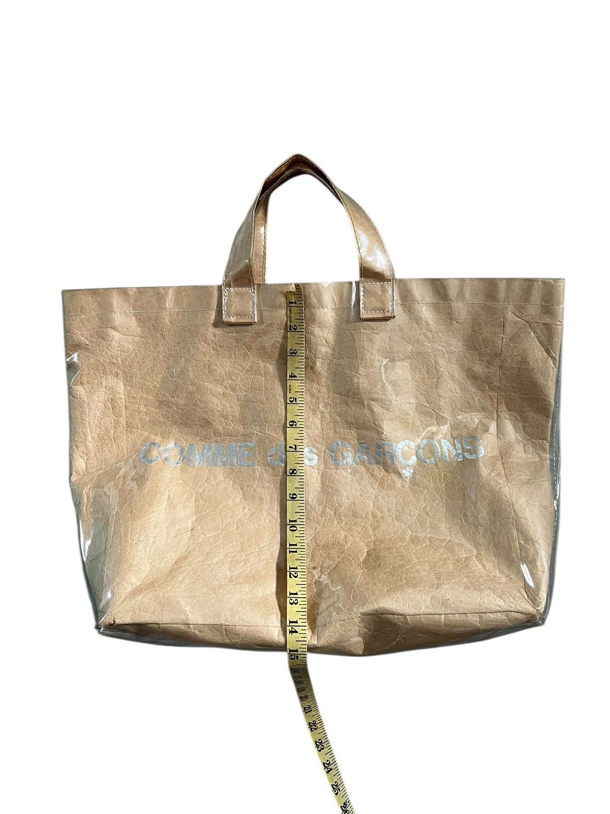 Comme des Garcons Comme des Garcons PVC Kraft Paper Tote Bag Size ONE SIZE - 20 Thumbnail