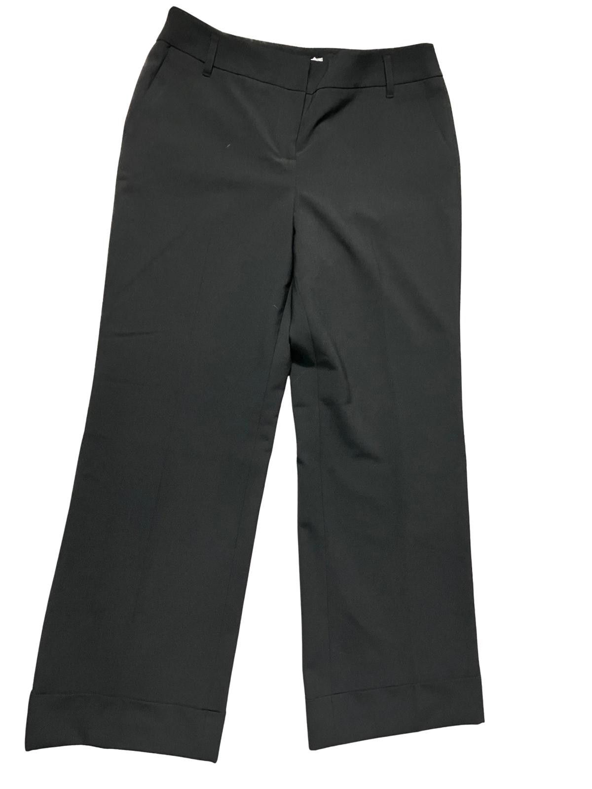 Other Black Wide Leg Dress Pants for Women Loft Size 8P Size 36R - 3 Thumbnail