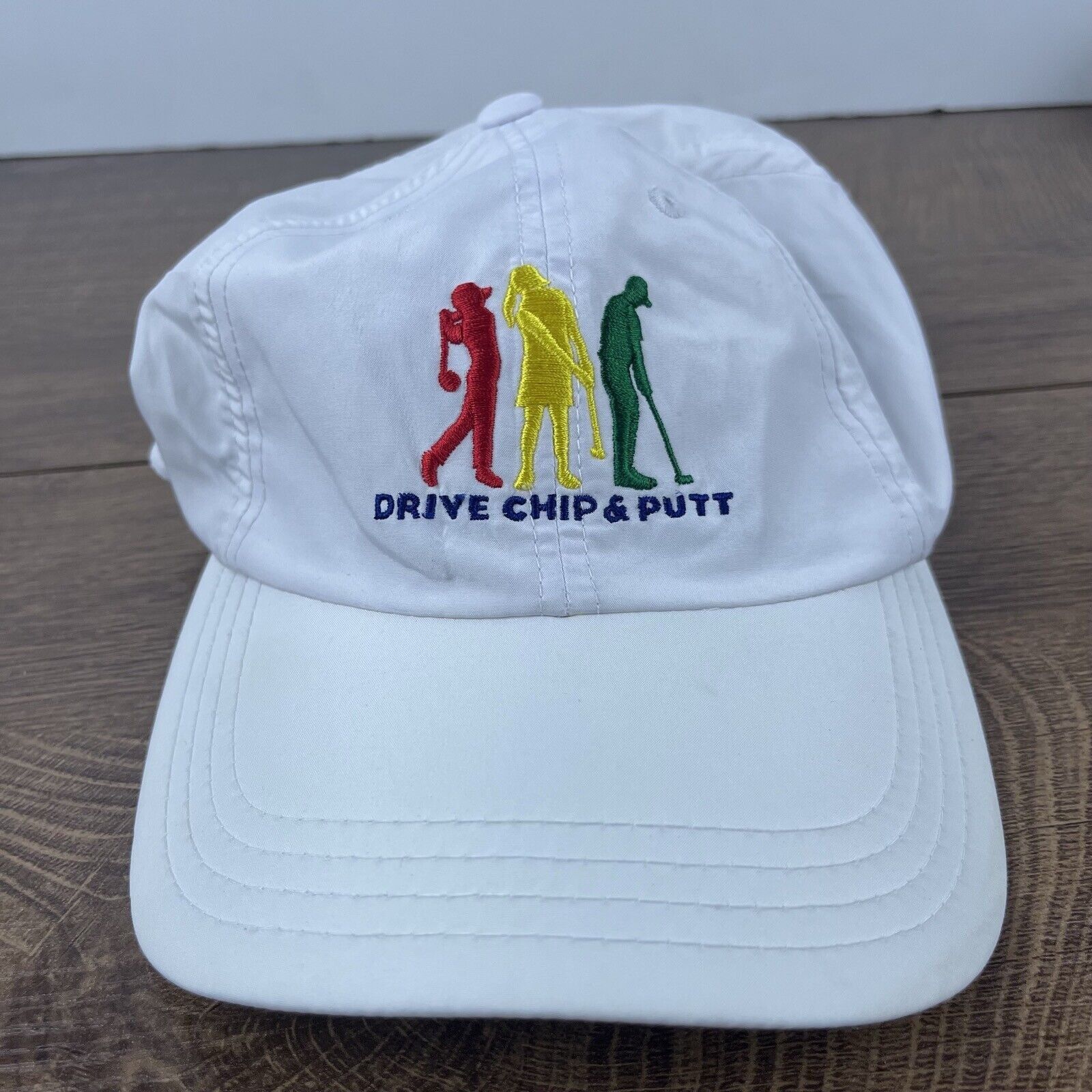 Other Golf Hat Drive Chip Put Adjustable Hat White Adjustable Hat Size ONE SIZE - 1 Thumbnail