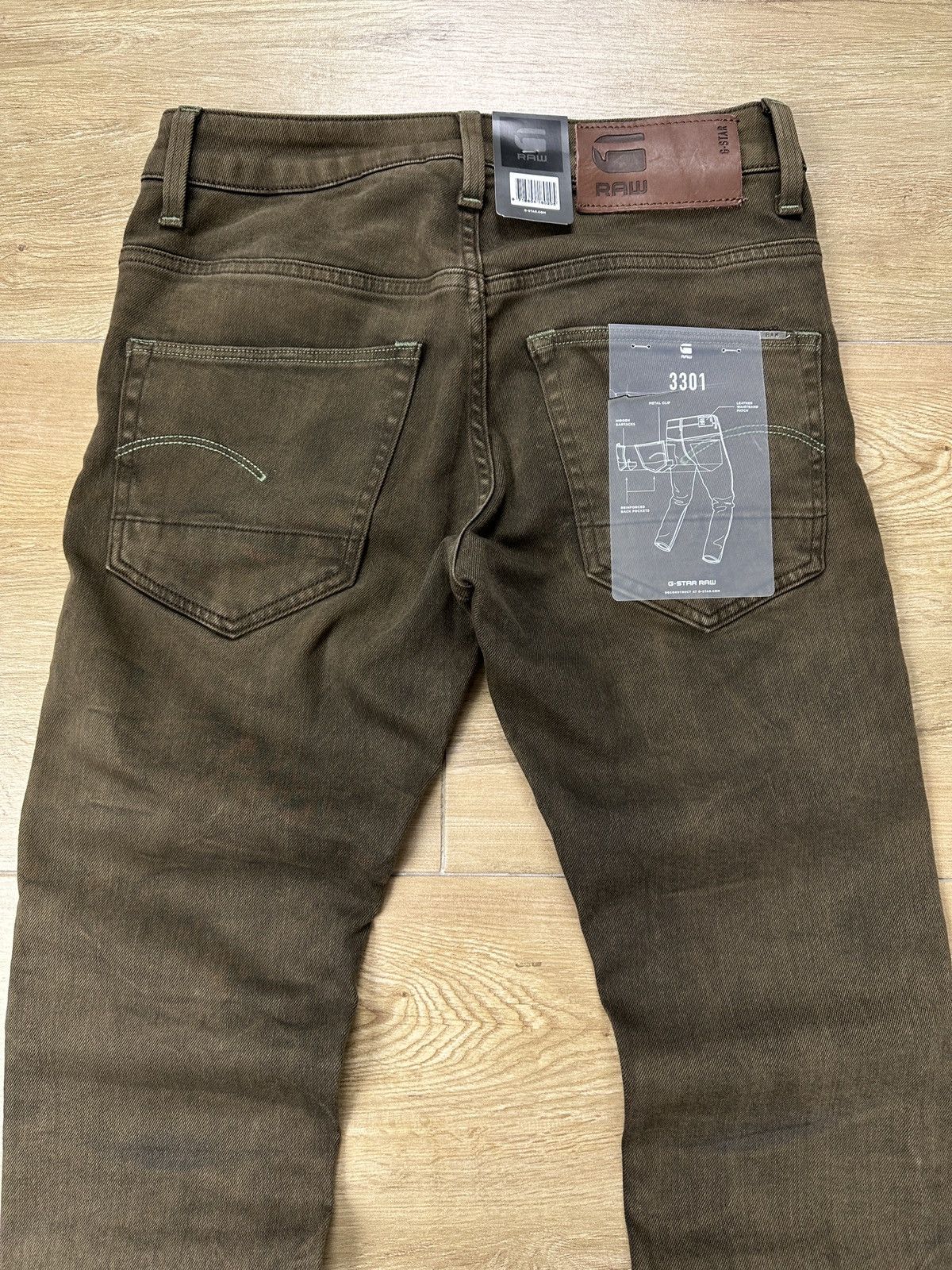 G-Star NEW🏷️ G-Star Raw 3301 Slim Coj Denim Jeans Size US 28 / EU 44 - 9 Thumbnail